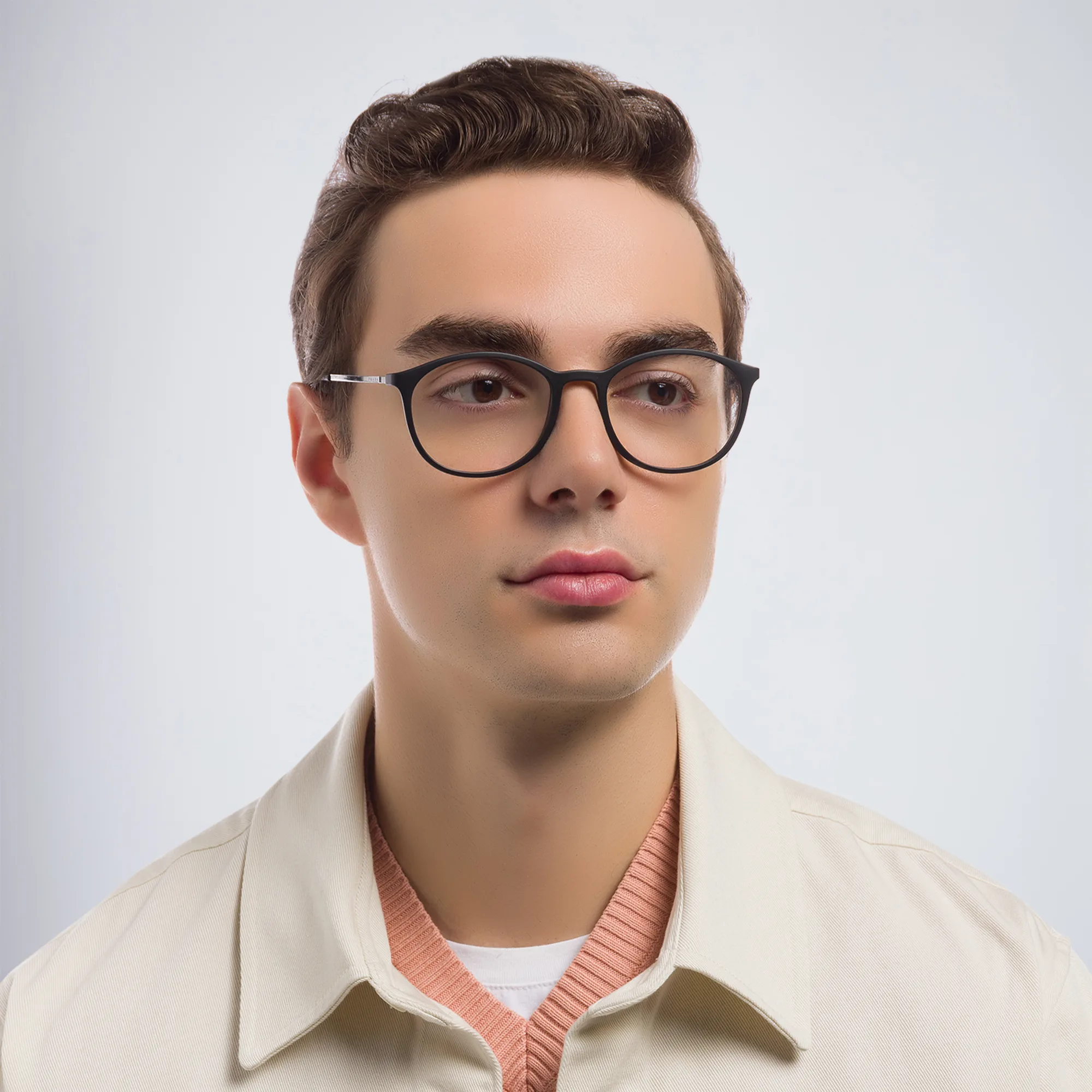 Shop Prada Linea Rossa Square Eyeglasses in Black Rubber online.