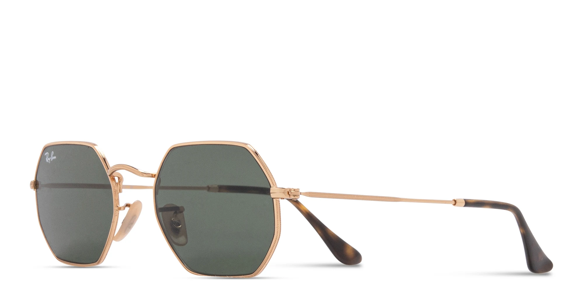 Shop Ray-Ban Octagonal Unisex Irregular Sunglasses in Arista online.