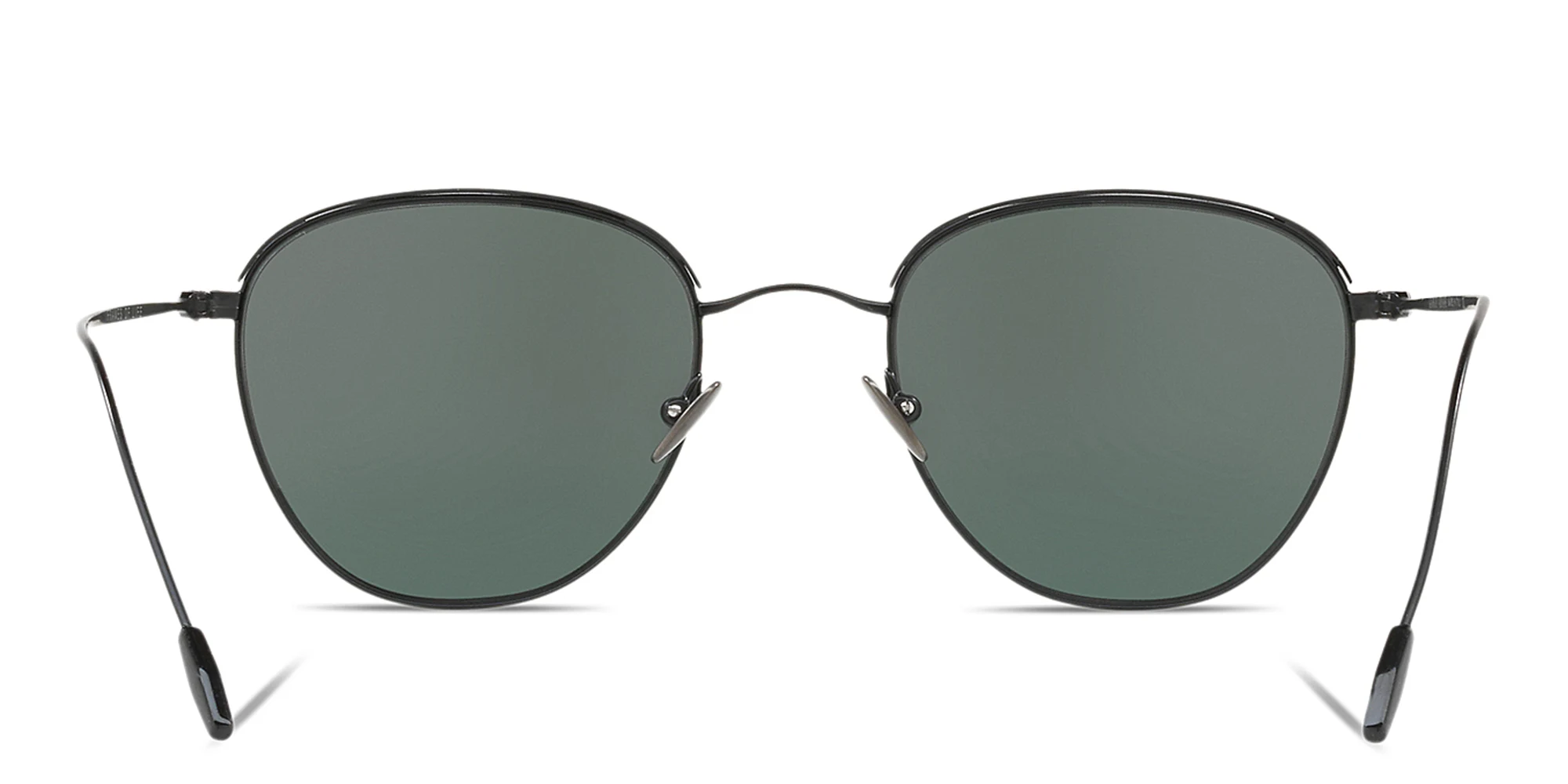 Shop GIORGIO ARMANI Square Sunglasses in Black online.