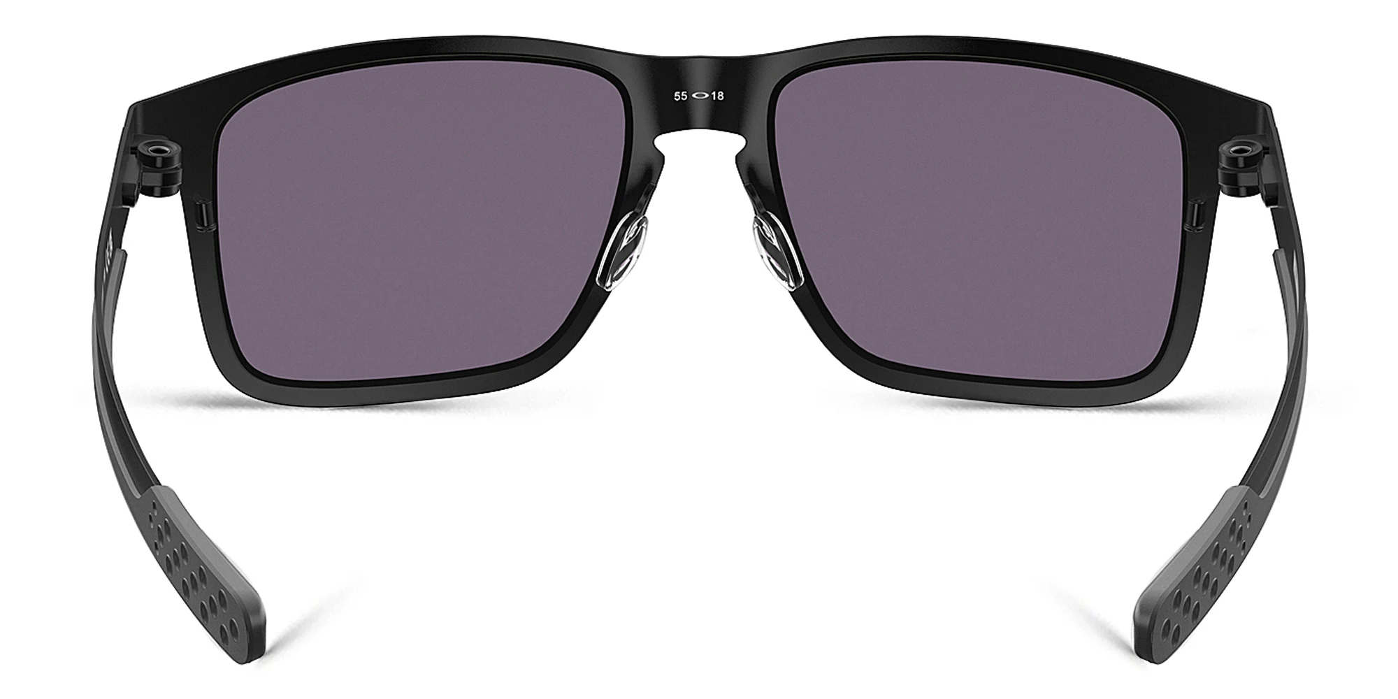 تسوق نظارة شمسية هولبروك بإطار مربع - معدن اوكلي بلون Matte Black أونلاين.