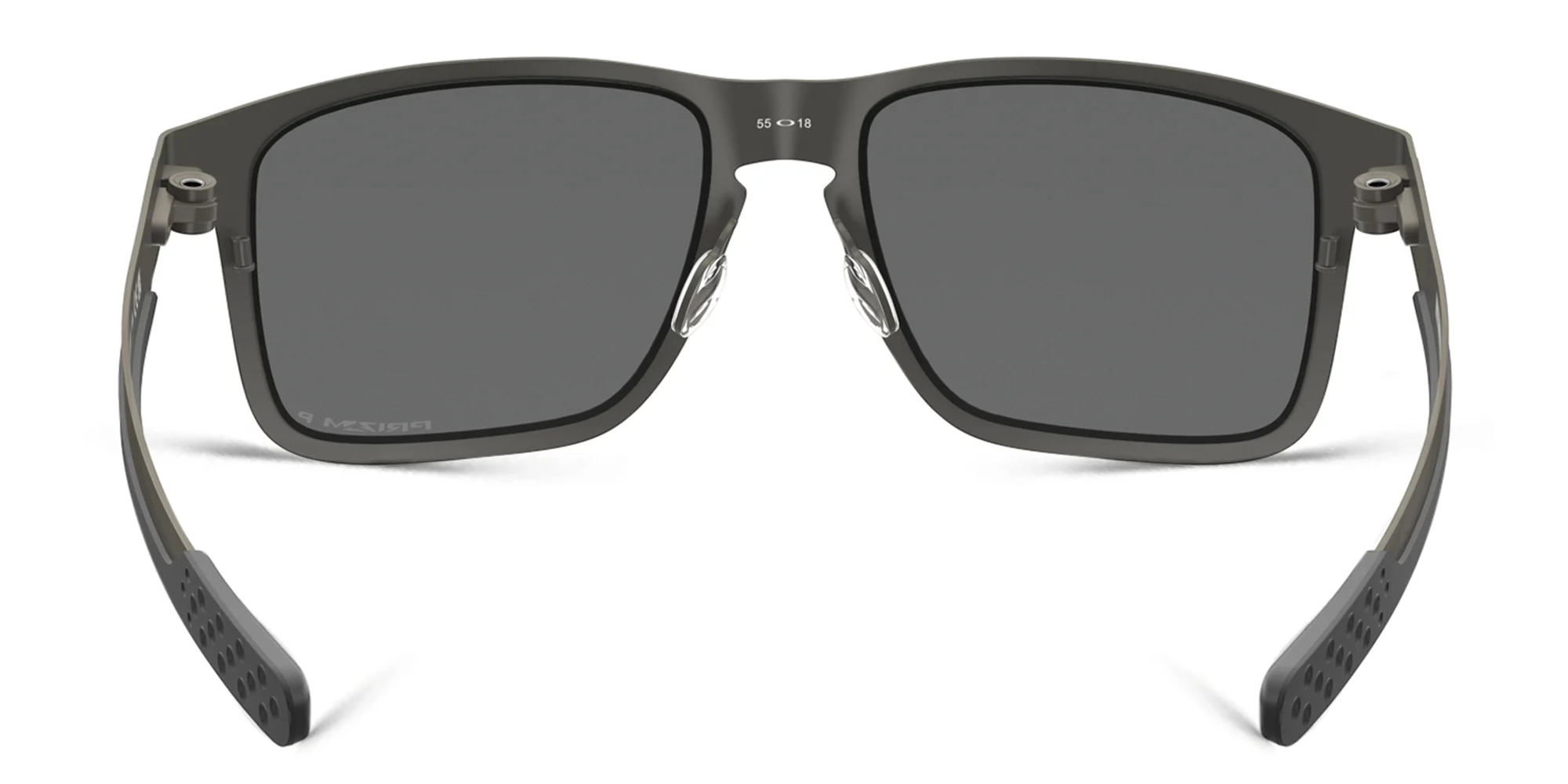 تسوق نظارة شمسية هولبروك مستقطبة بإطار مربع - معدن اوكلي بلون Matte Gunmetal أونلاين.