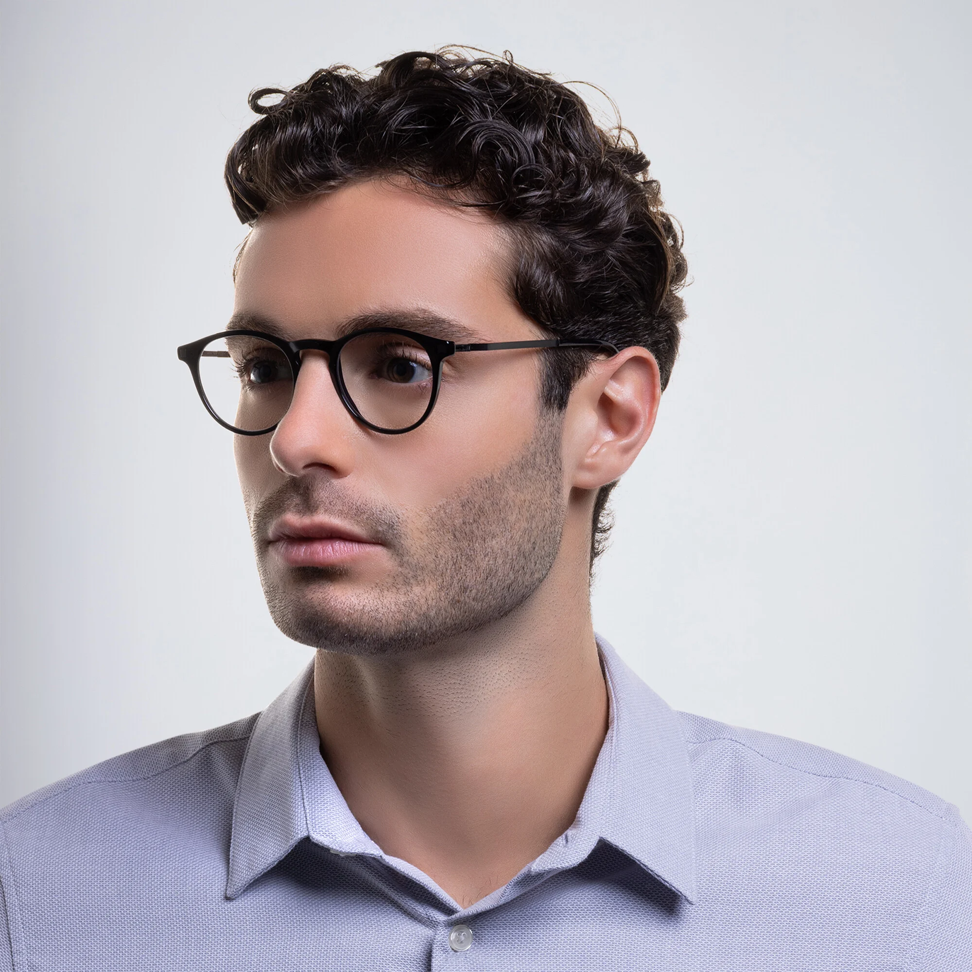 Shop MYKITA Round Eyeglasses in Black online.