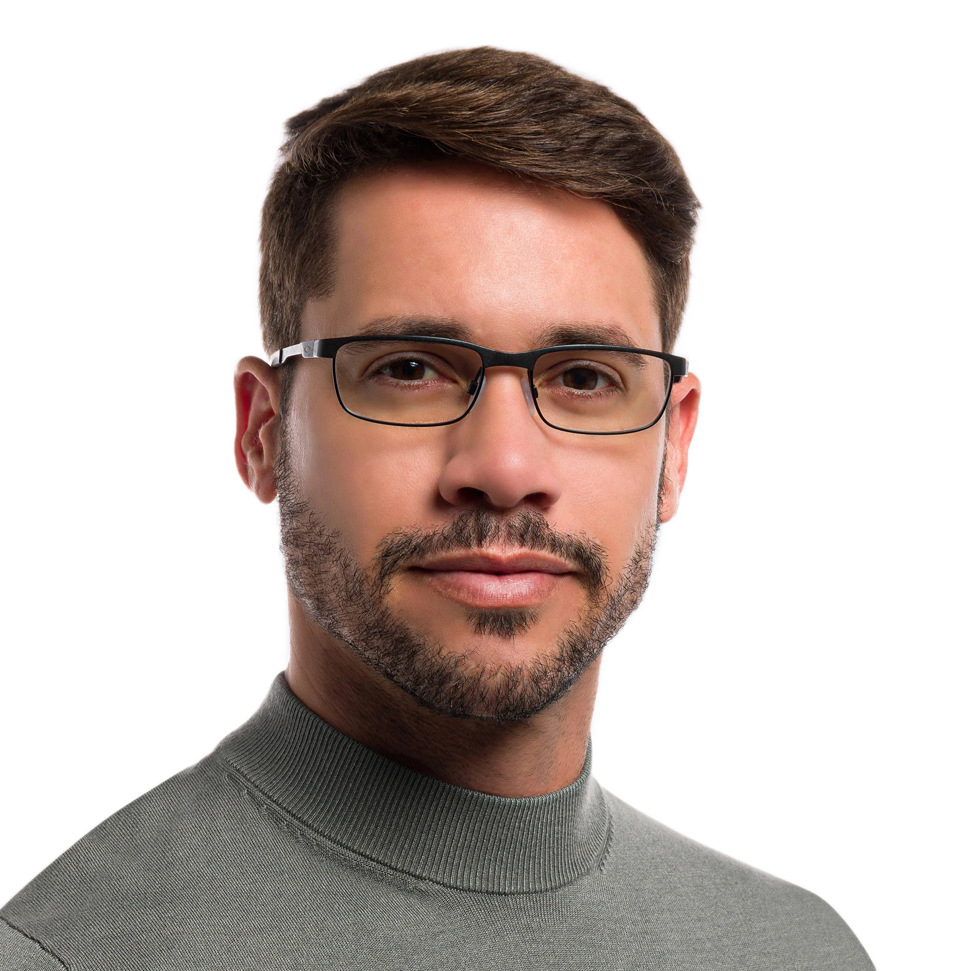 Shop Oakley Steel Plate™ Rectangle Eyeglasses in Powder Coal online.