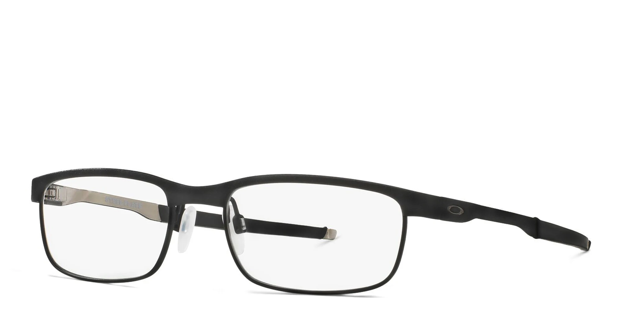 Shop Oakley Steel Plate™ Rectangle Eyeglasses in Powder Coal online.