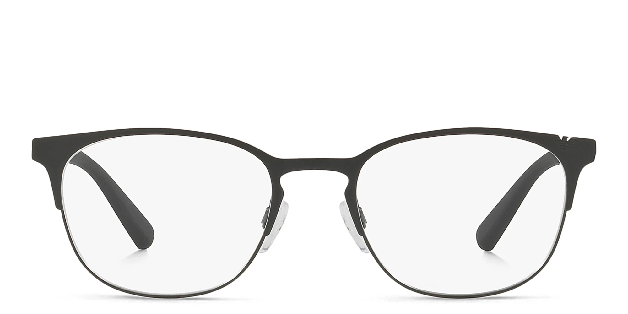 تسوق نظارات طبية بإطار بيضاوي امبوريو أرماني بلون Matte Black أونلاين.
