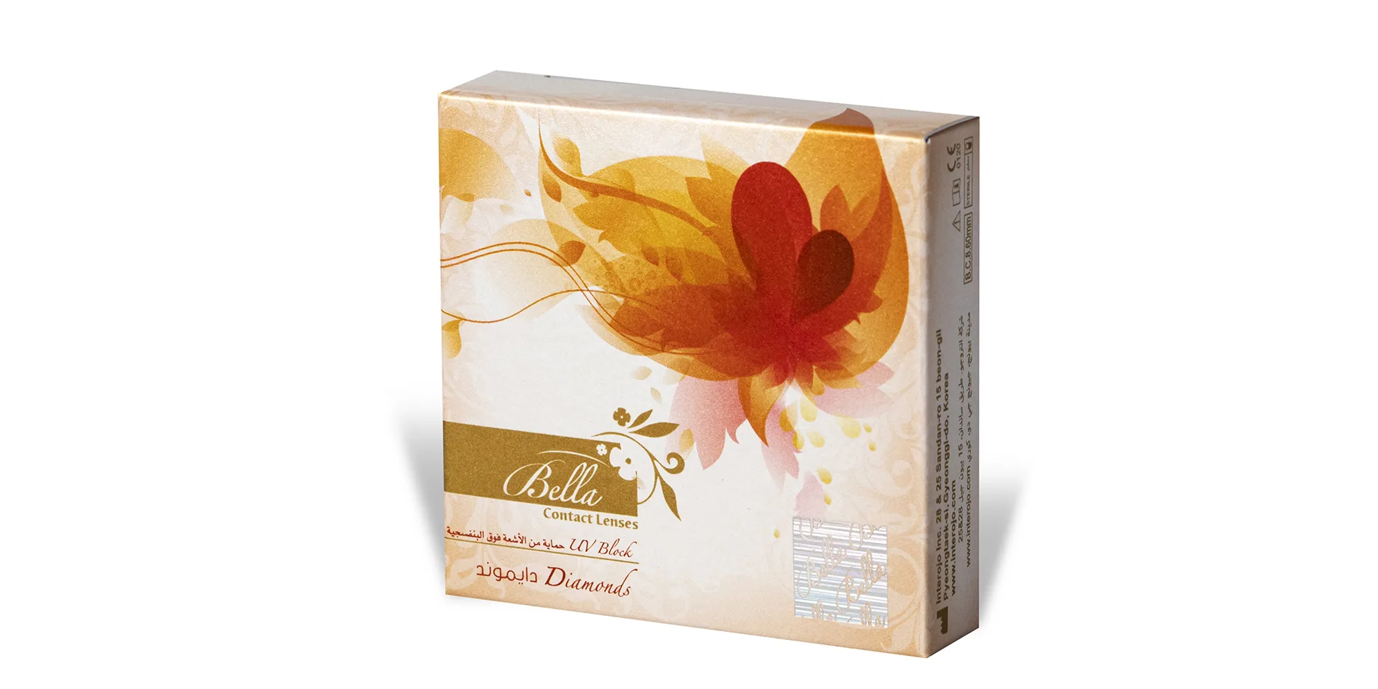 Shop Bella DIAMOND Monthly Color Contact Lenses - Glitter Gray online.