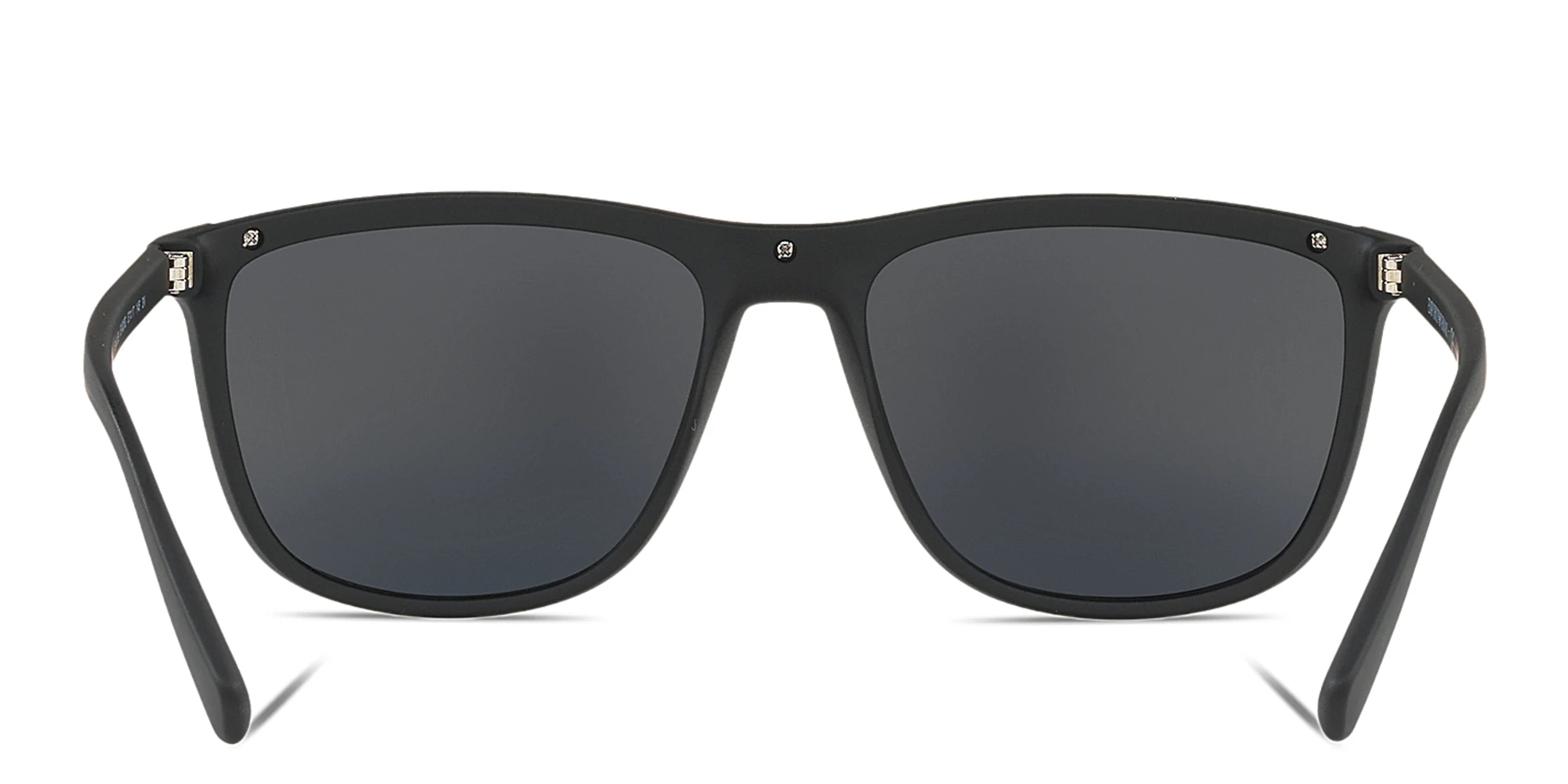 تسوق نظارة شمسية مستطيلة امبوريو أرماني بلون Matte Black أونلاين.