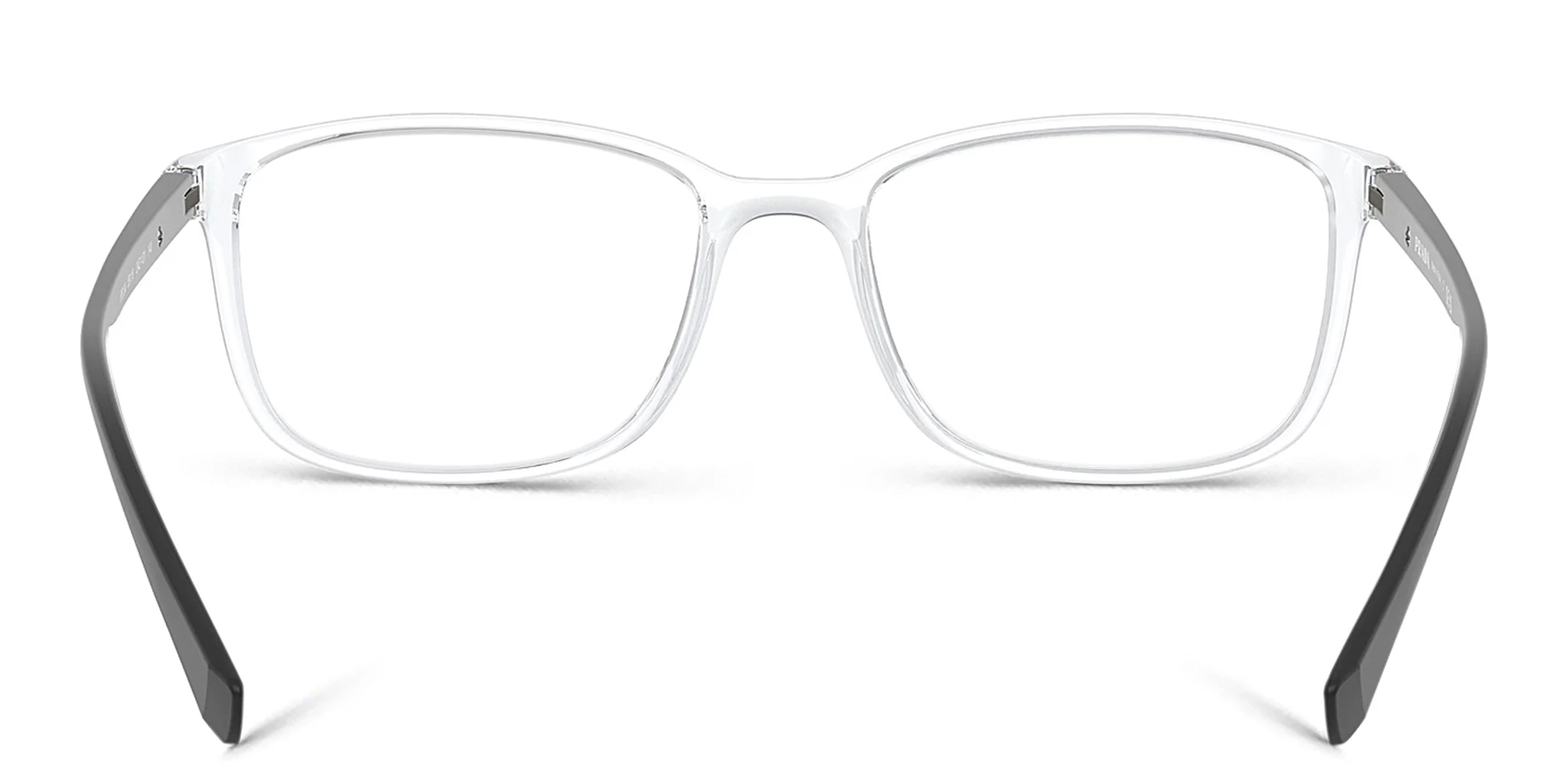 Shop Prada Linea Rossa Rectangle Eyeglasses in Transparent online.