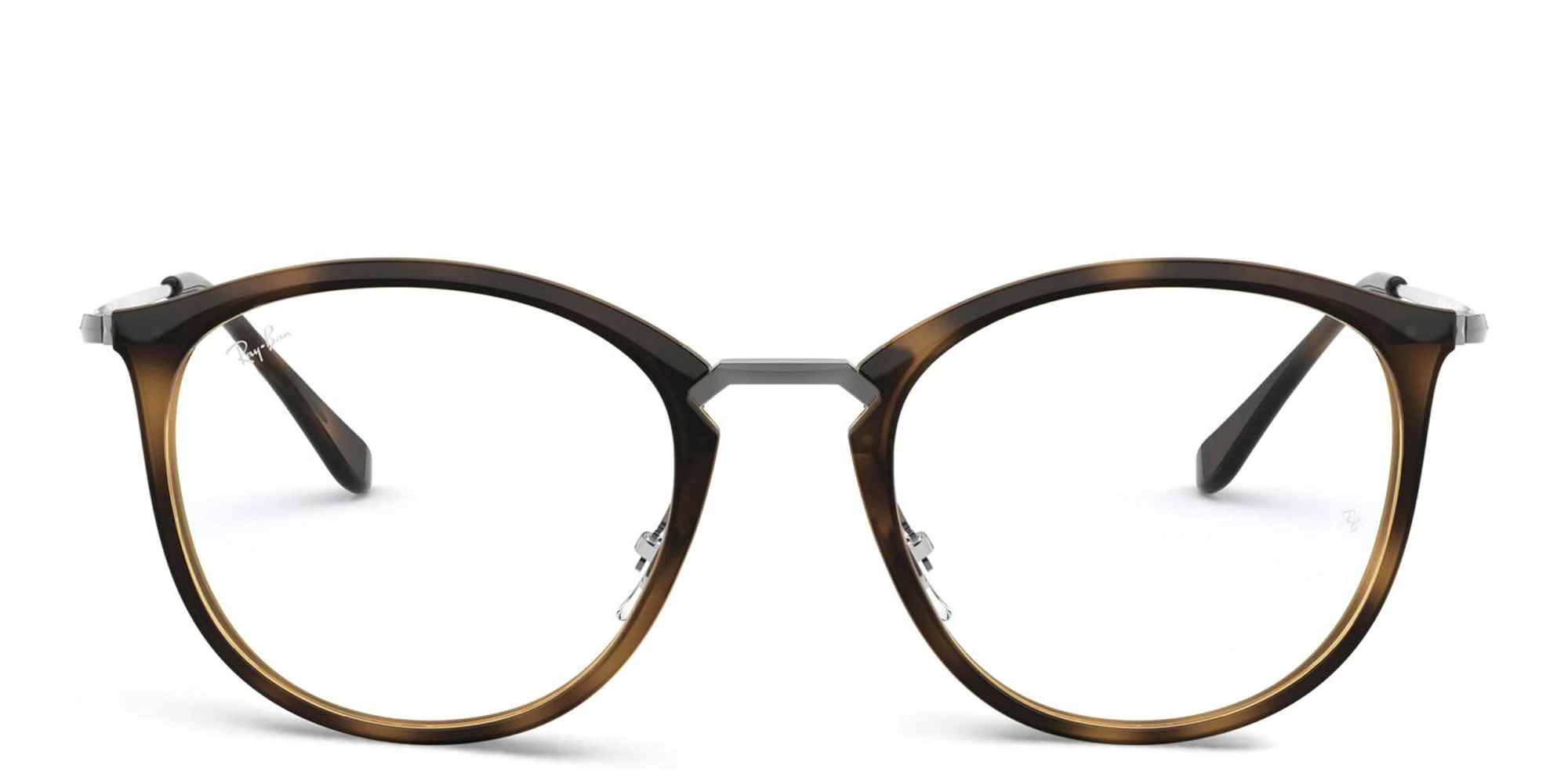 Shop Ray-Ban Panthos Eyeglasses in Tortoise online.
