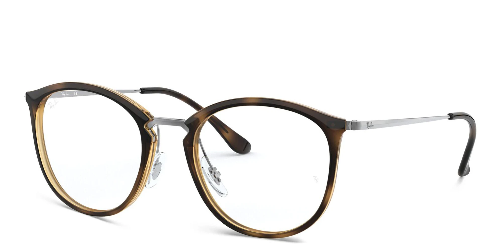 Shop Ray-Ban Panthos Eyeglasses in Tortoise online.