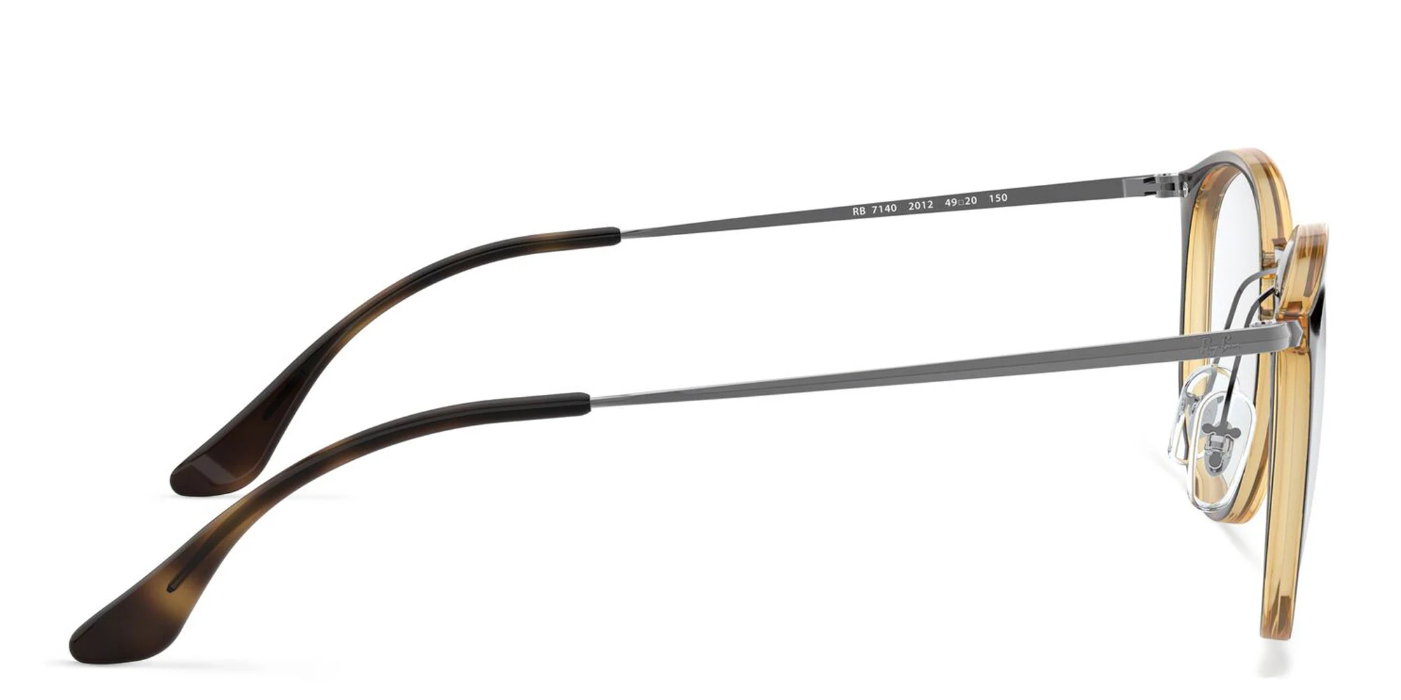 Shop Ray-Ban Panthos Eyeglasses in Tortoise online.