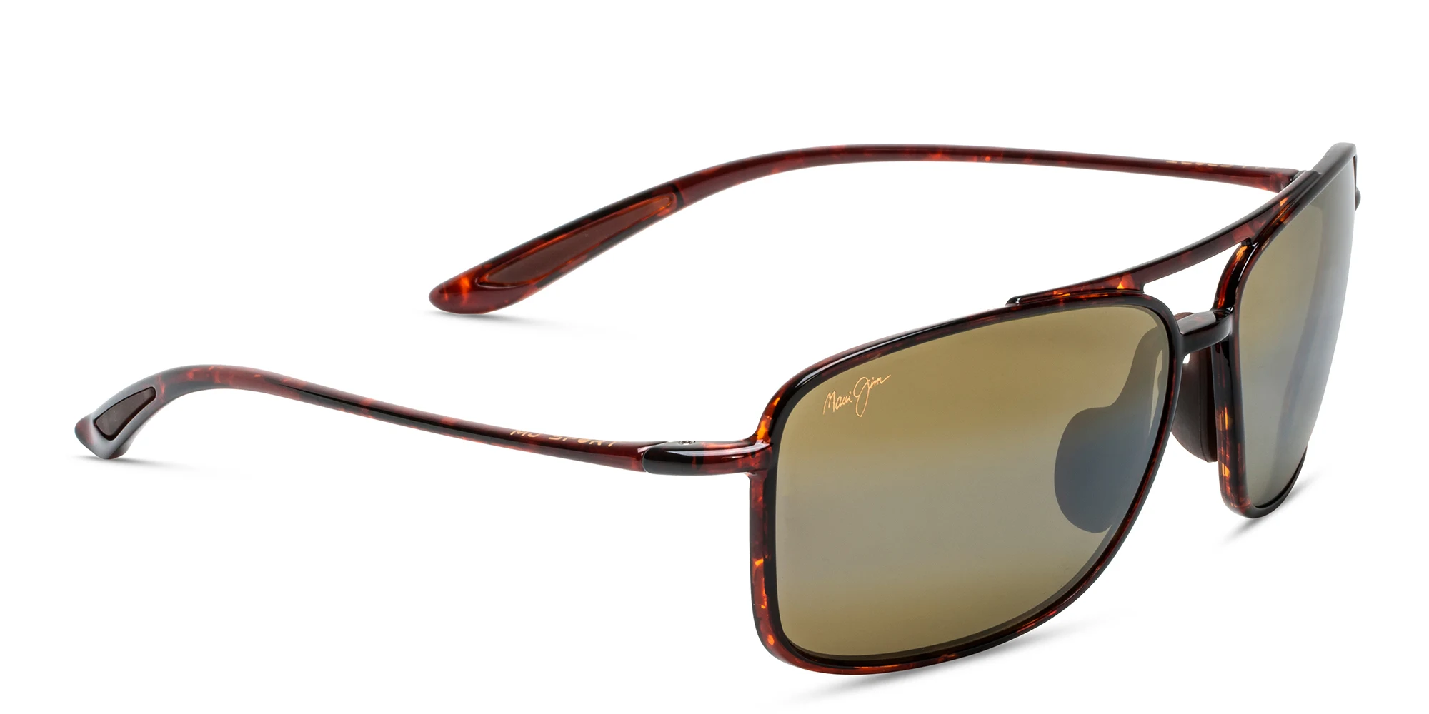 Shop Maui Jim Kaupo Gap Unisex Aviator Sunglasses in Tortoise online.