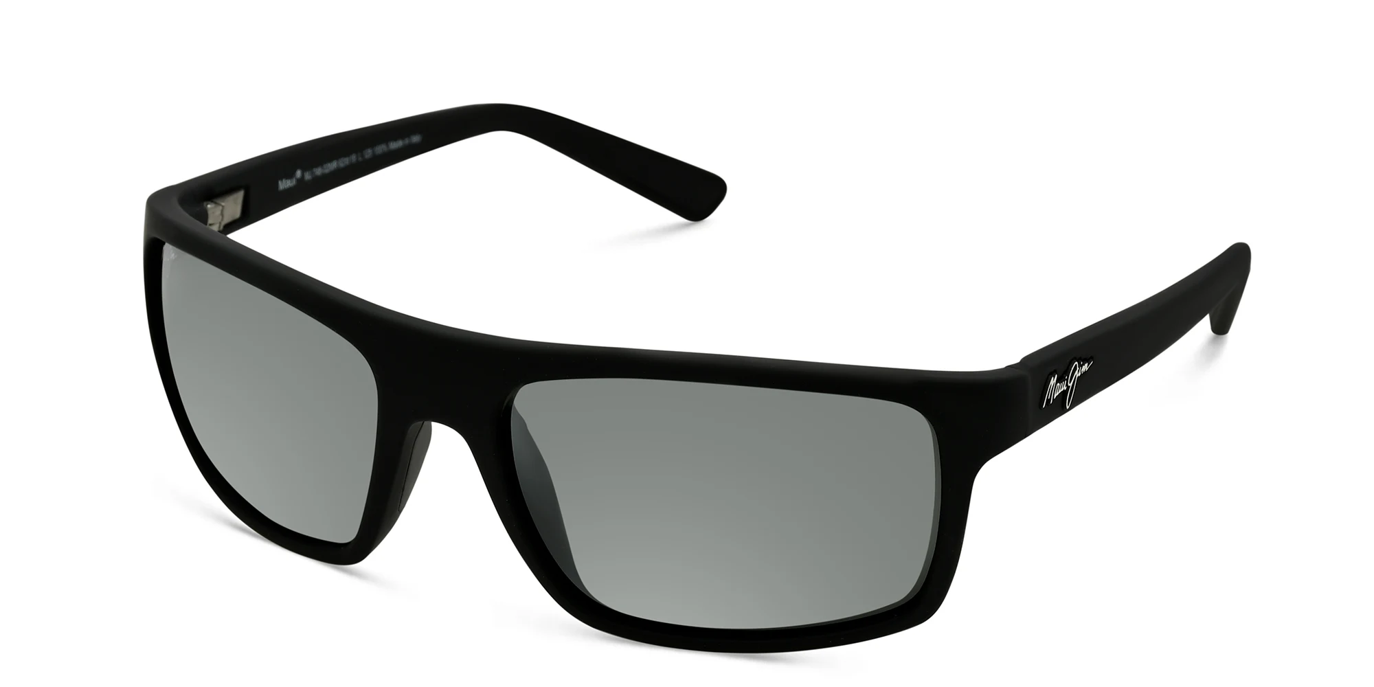 Shop Maui Jim Byron Bay Unisex Rectangle Sunglasses in Black online.