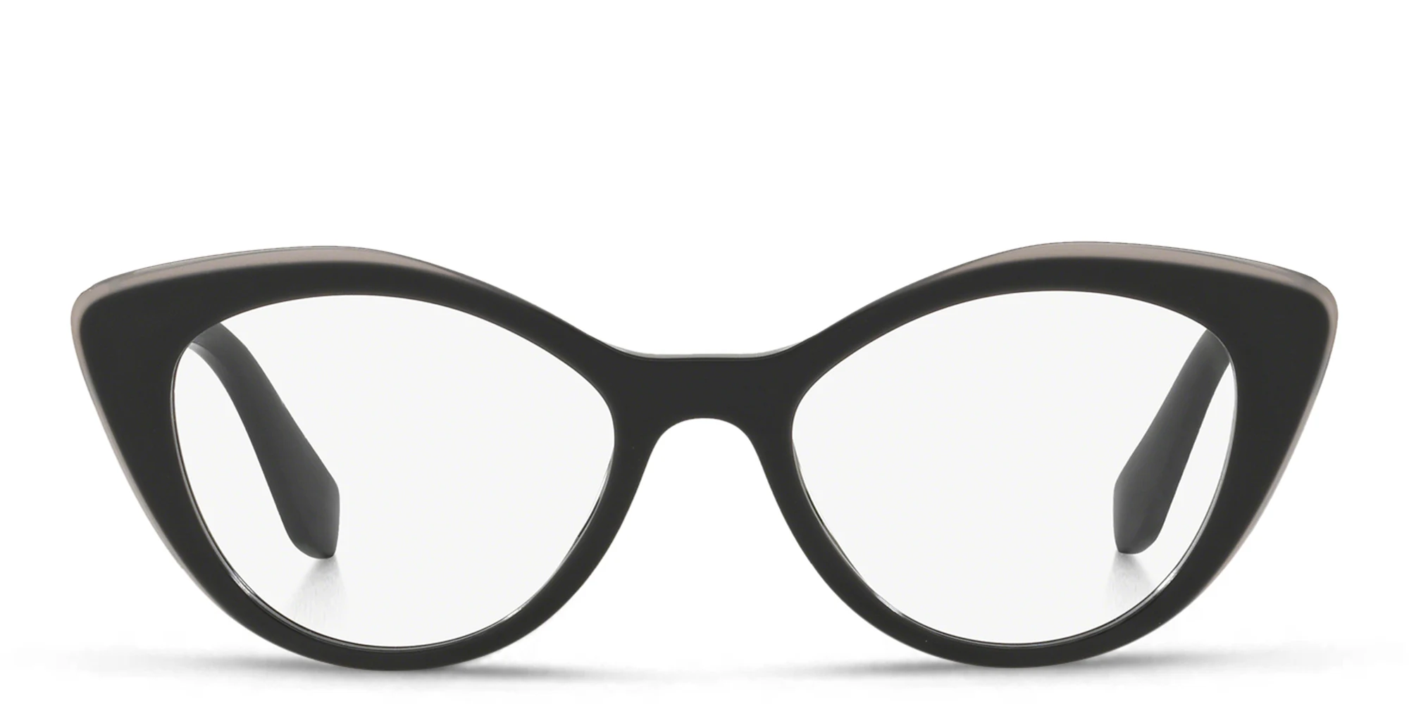 Shop MIU MIU Cat-Eye Eyeglasses in Black online.