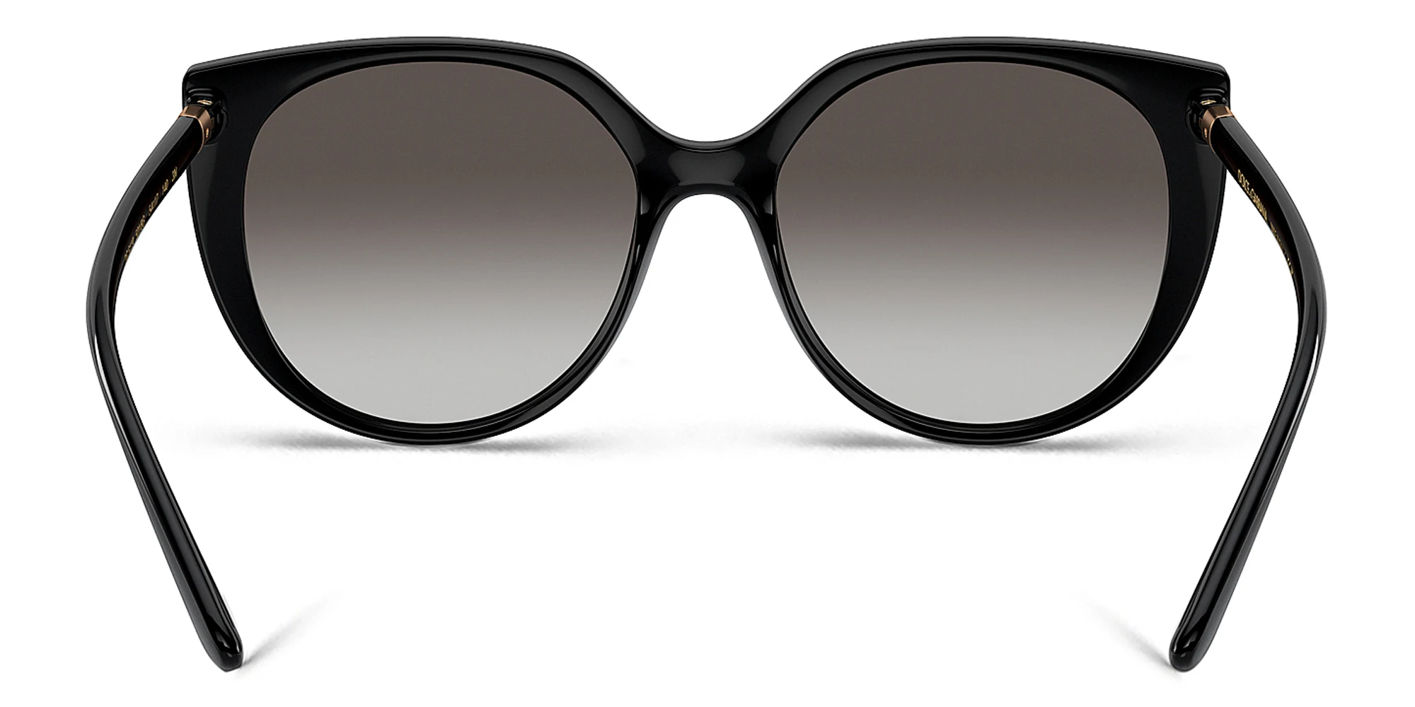 Shop Dolce & Gabbana Cat Eye Sunglasses in Black online.