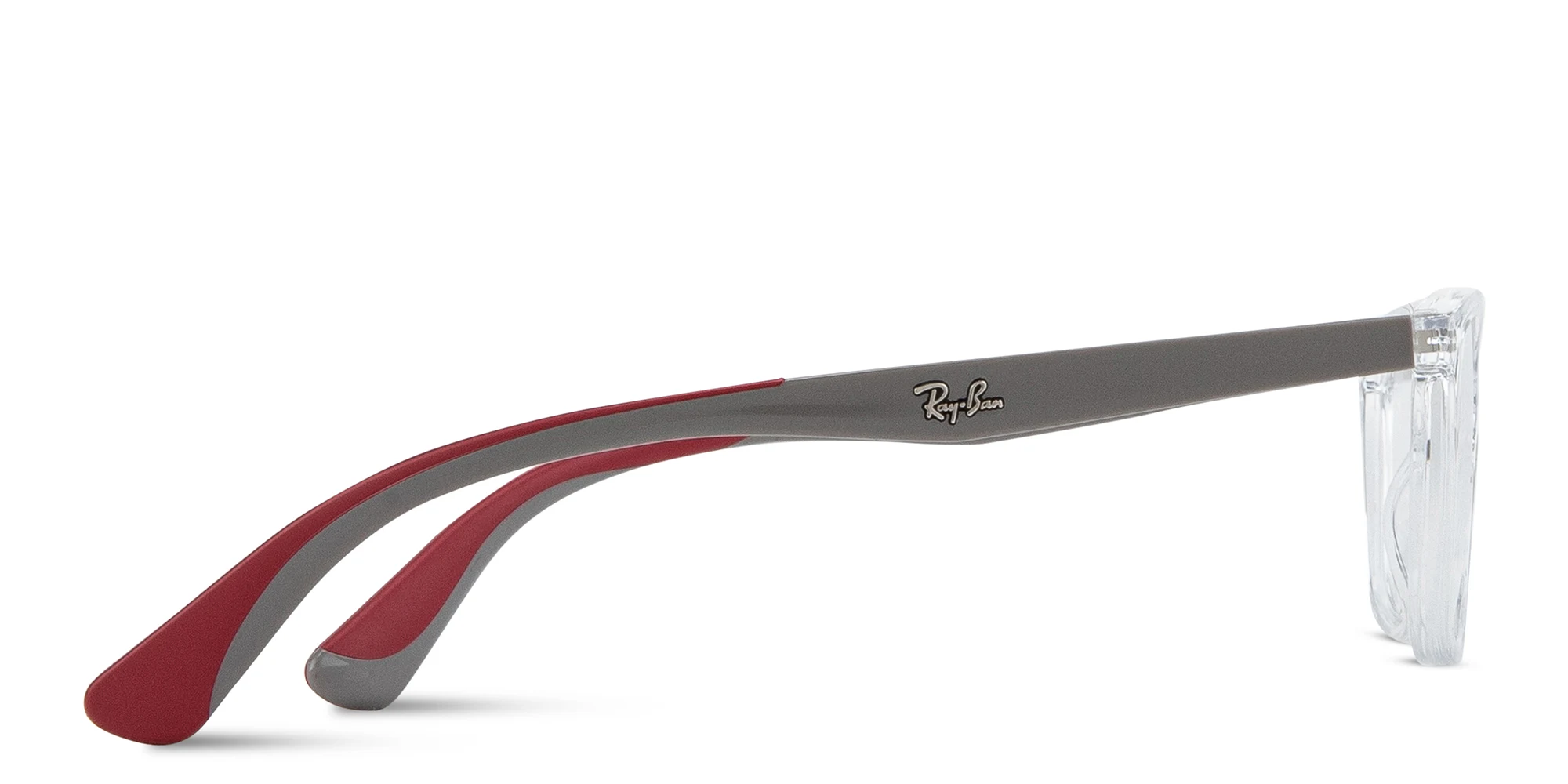 Shop Ray-Ban Junior Optics Kids Square Eyeglasses in Transparent online.