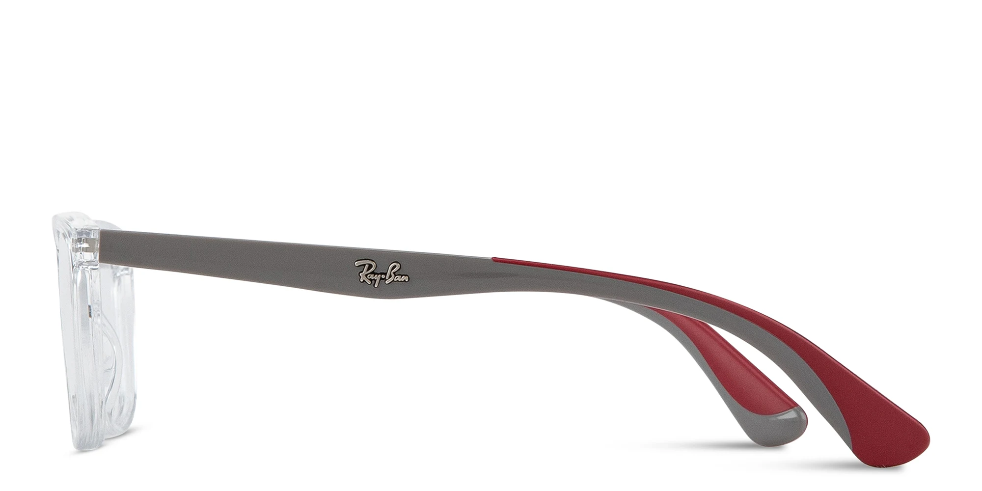 Shop Ray-Ban Junior Optics Kids Square Eyeglasses in Transparent online.