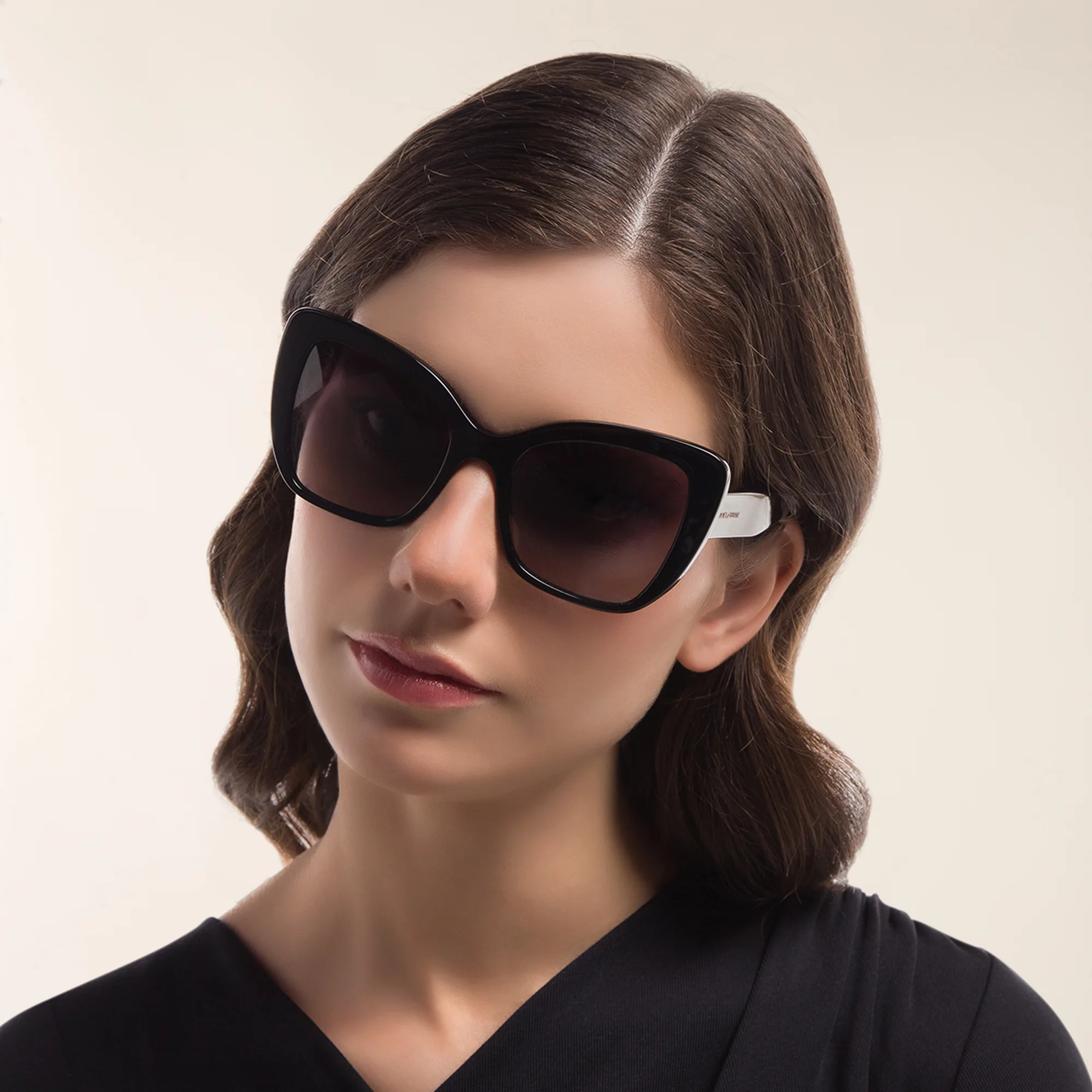 Shop Dolce & Gabbana Butterfly Sunglasses in Black online.