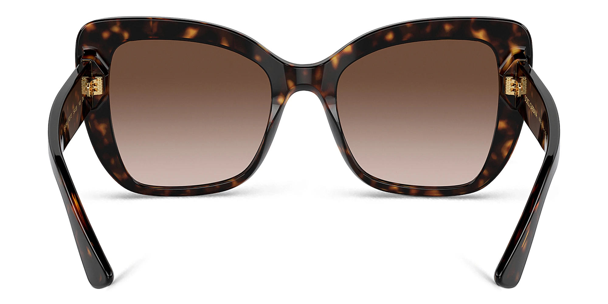 Shop Dolce & Gabbana Cat Eye Sunglasses in Havana online.