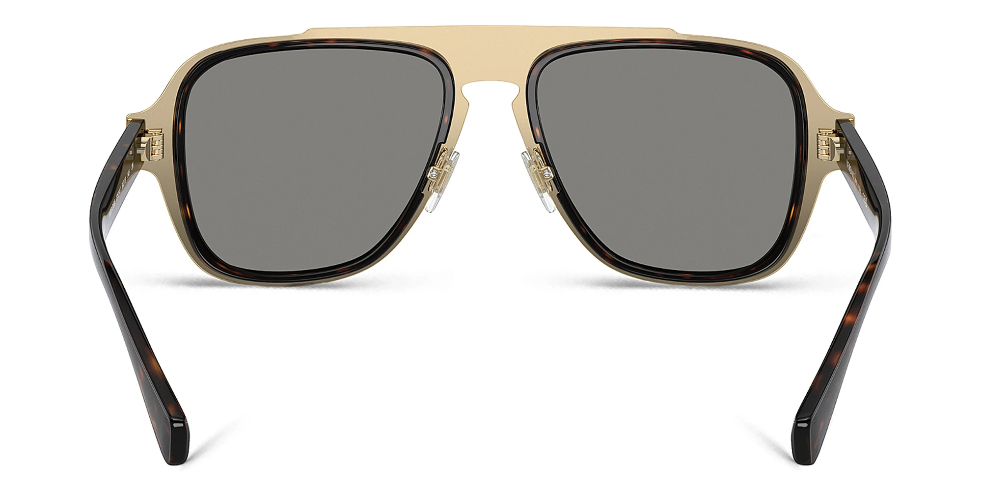 Shop VERSACE Medusa-detailed Aviator Sunglasses in Havana online.