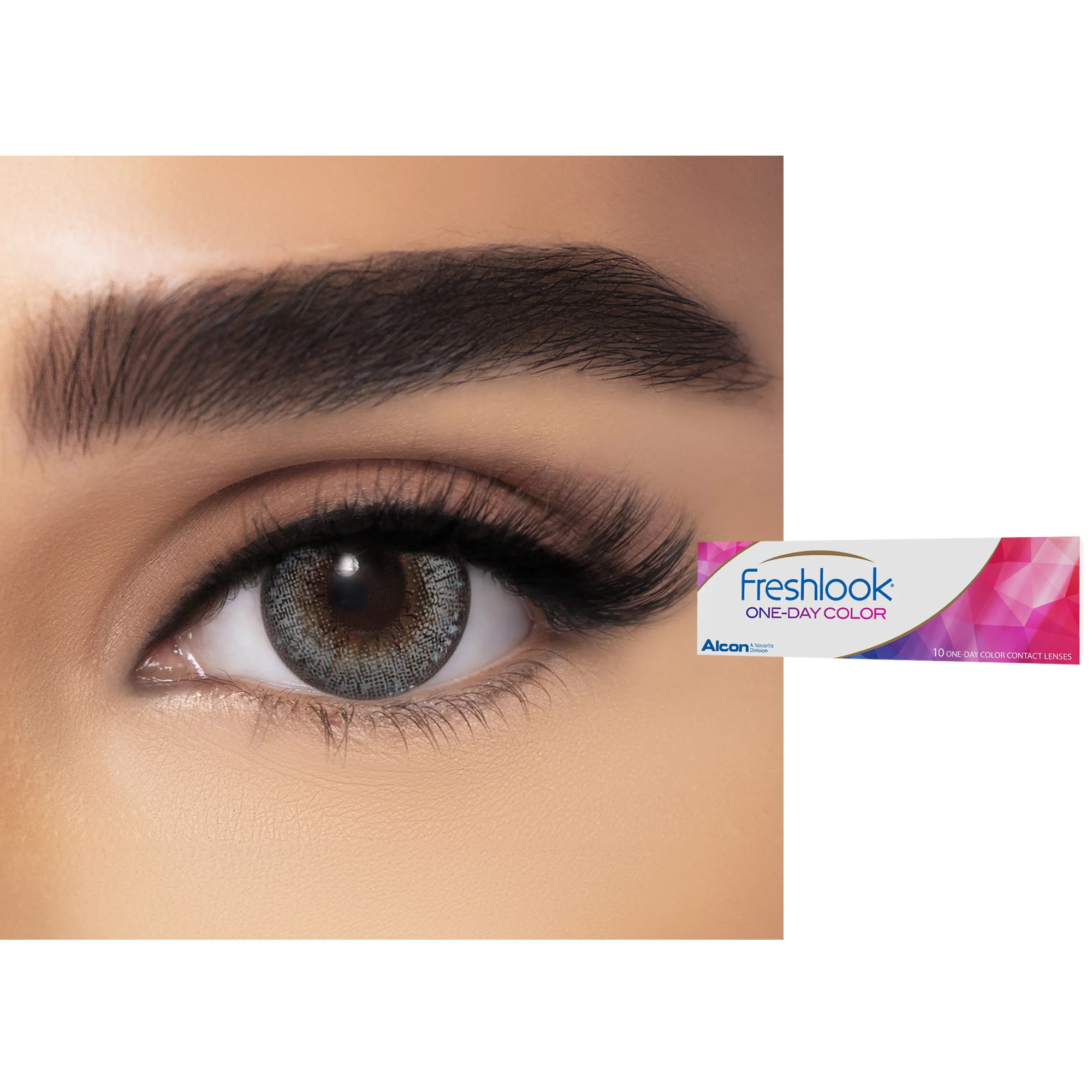 Shop Freshlook ONE-DAY COLOR Contact Lenses - Mystic Grey online.