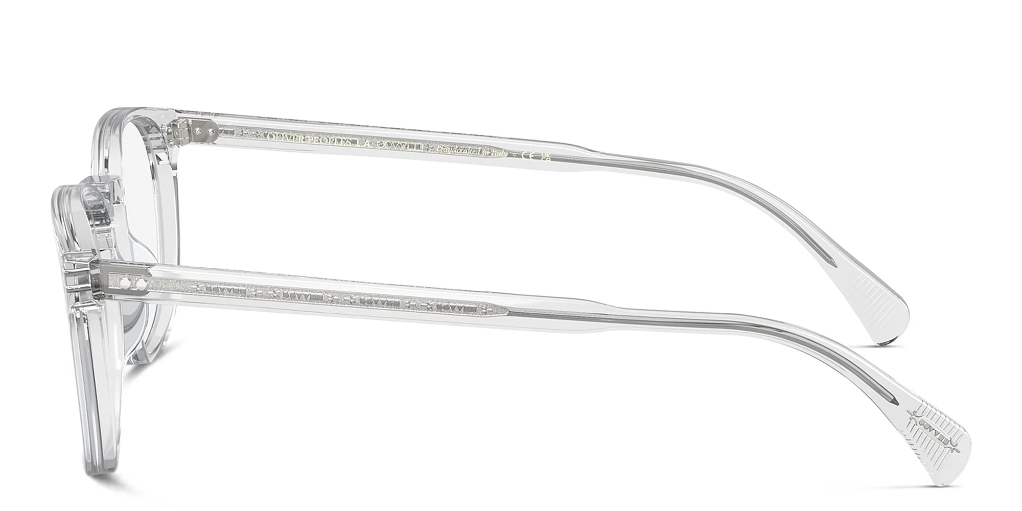 Shop OLIVER PEOPLES Finley Esq. Round Eyeglasses in Clear online.