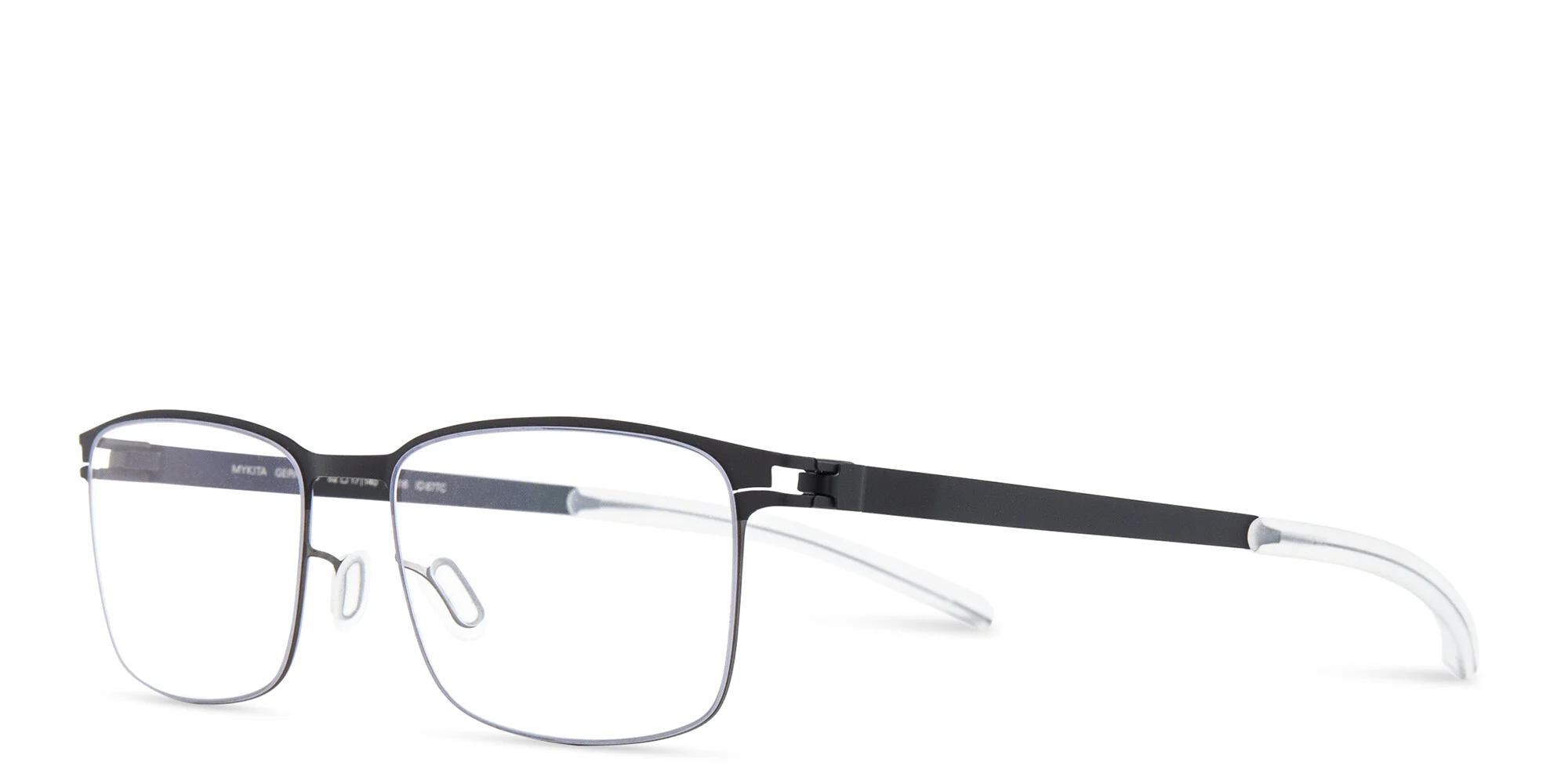 Shop MYKITA Gerhard Square Eyeglasses in Black online.