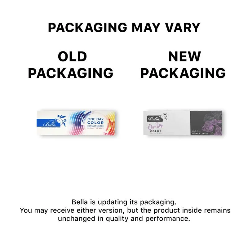 Shop Bella One-Day Color Contact Lenses - Blue Grey online.