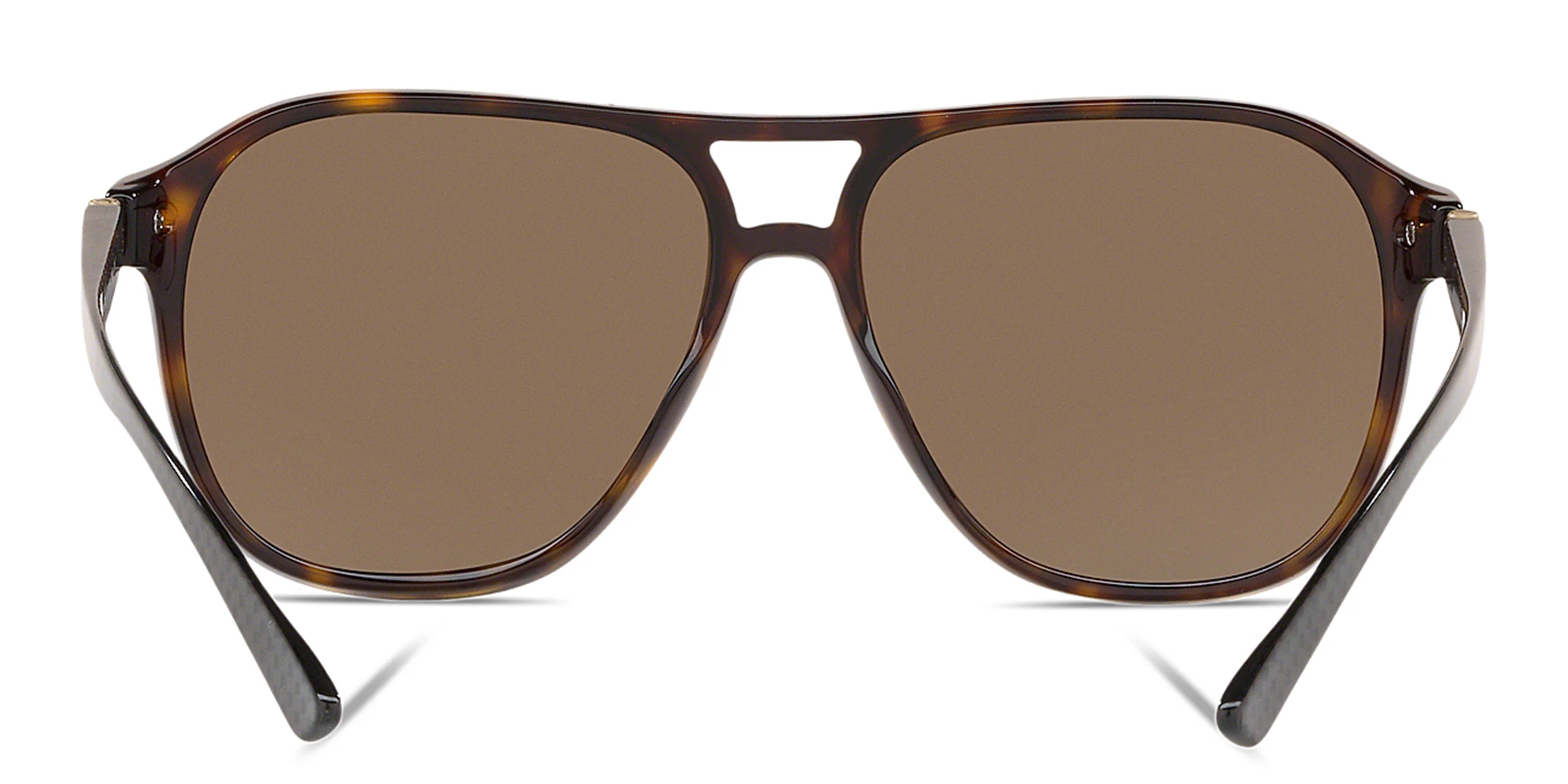 Shop BVLGARI Pilot Sunglasses in Dark Havana online.