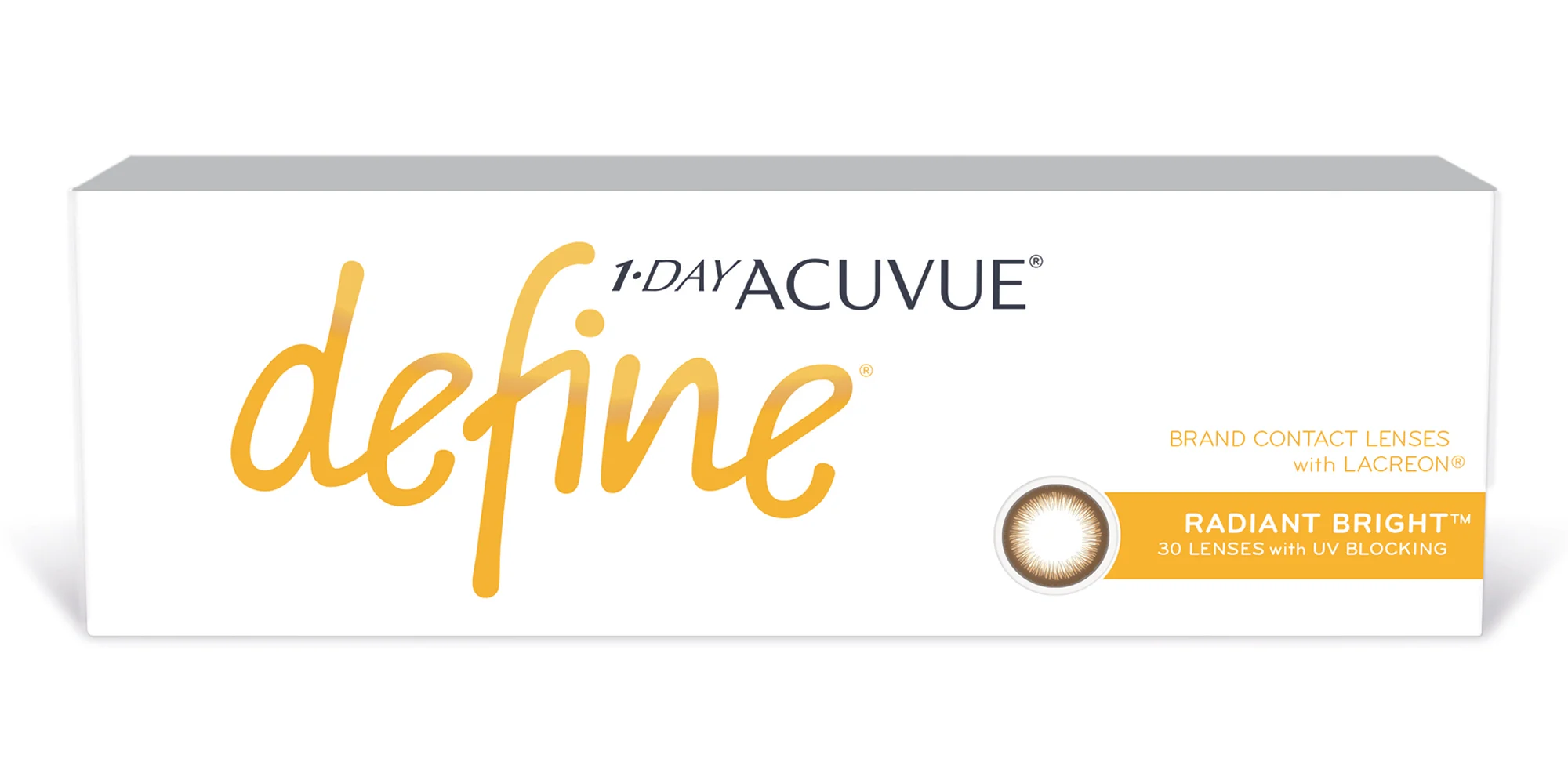Shop ACUVUE 1-Day Define RADIANT BRIGHT Color Contact Lenses - Radiant Bright online.