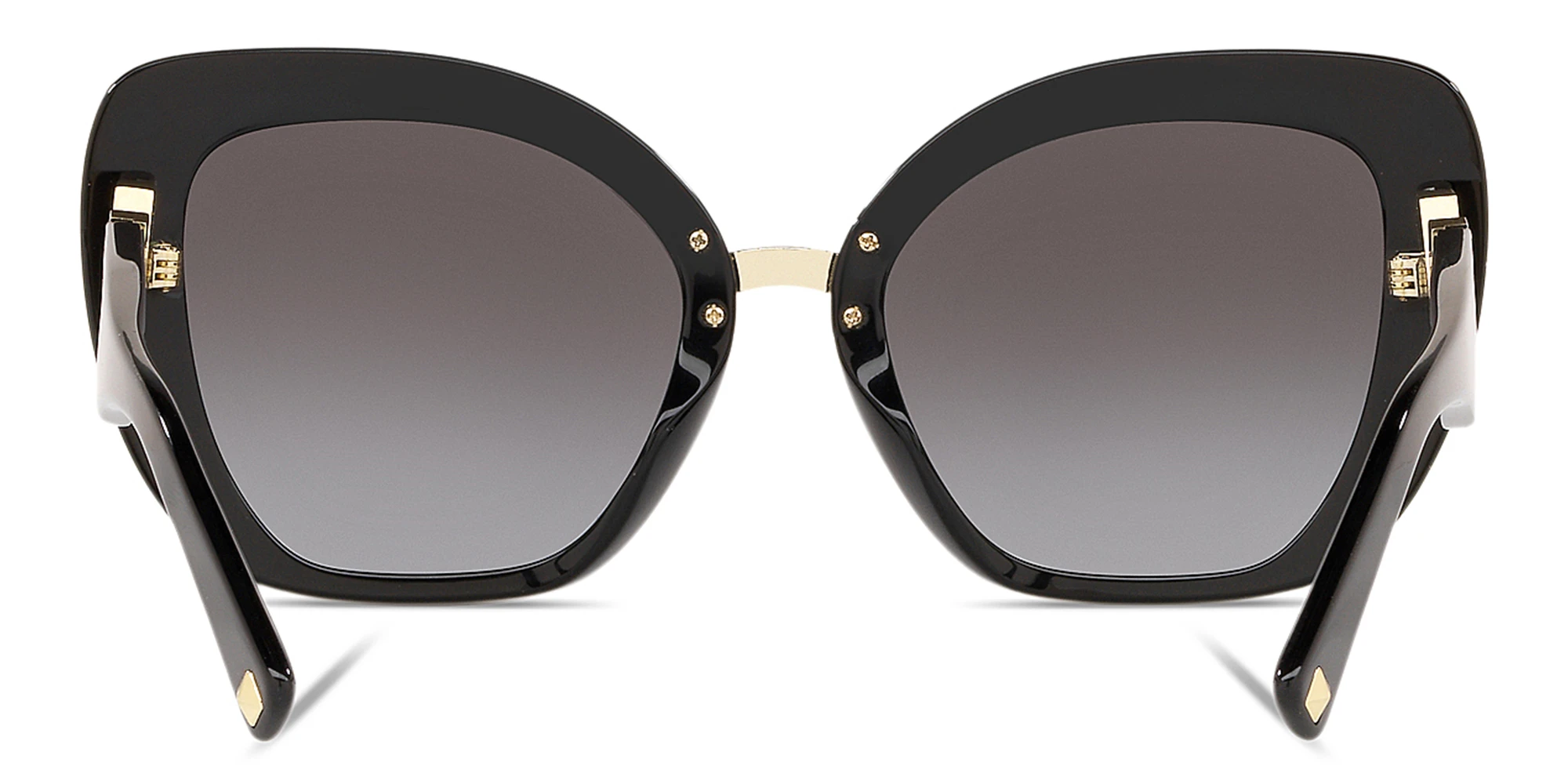 Shop VALENTINO Cat Eye Sunglasses in Black online.