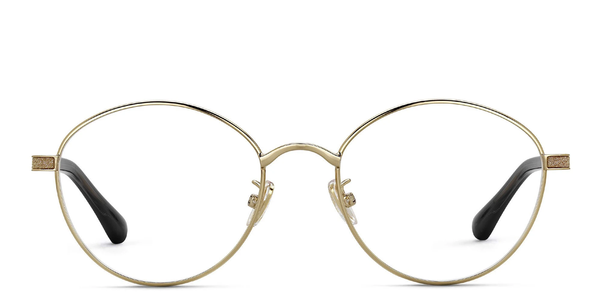 تسوق نظارة طبية دائرية جيمي تشو بلون Gold Grey أونلاين.