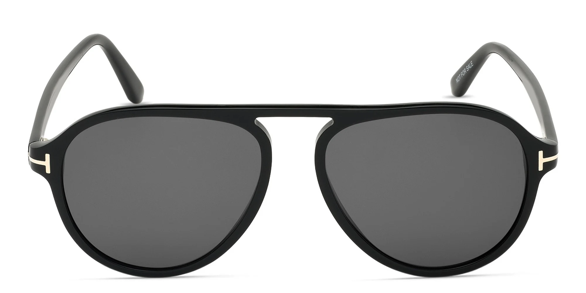 Shop TOM FORD Pilot Sunglasses in Shiny Black online.