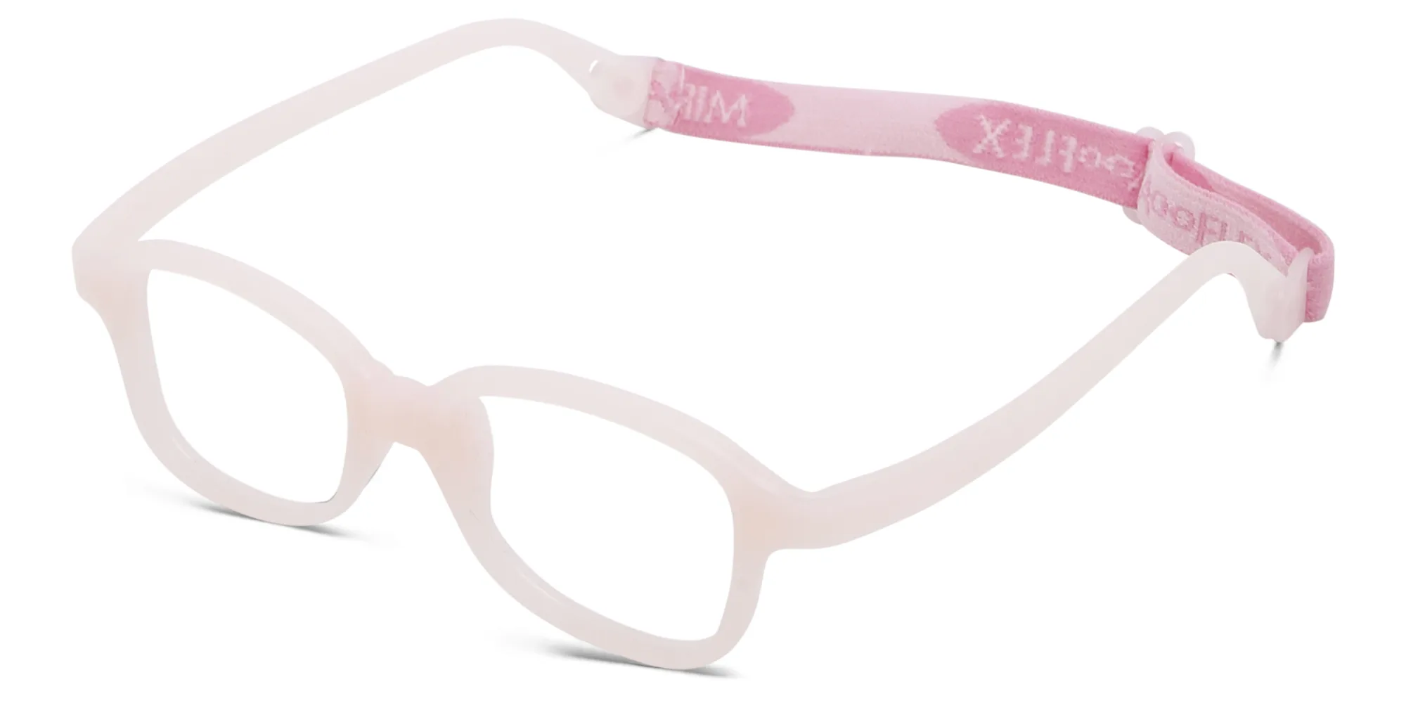 Shop Mira Flex Kids Square Eyeglasses in Pink online.
