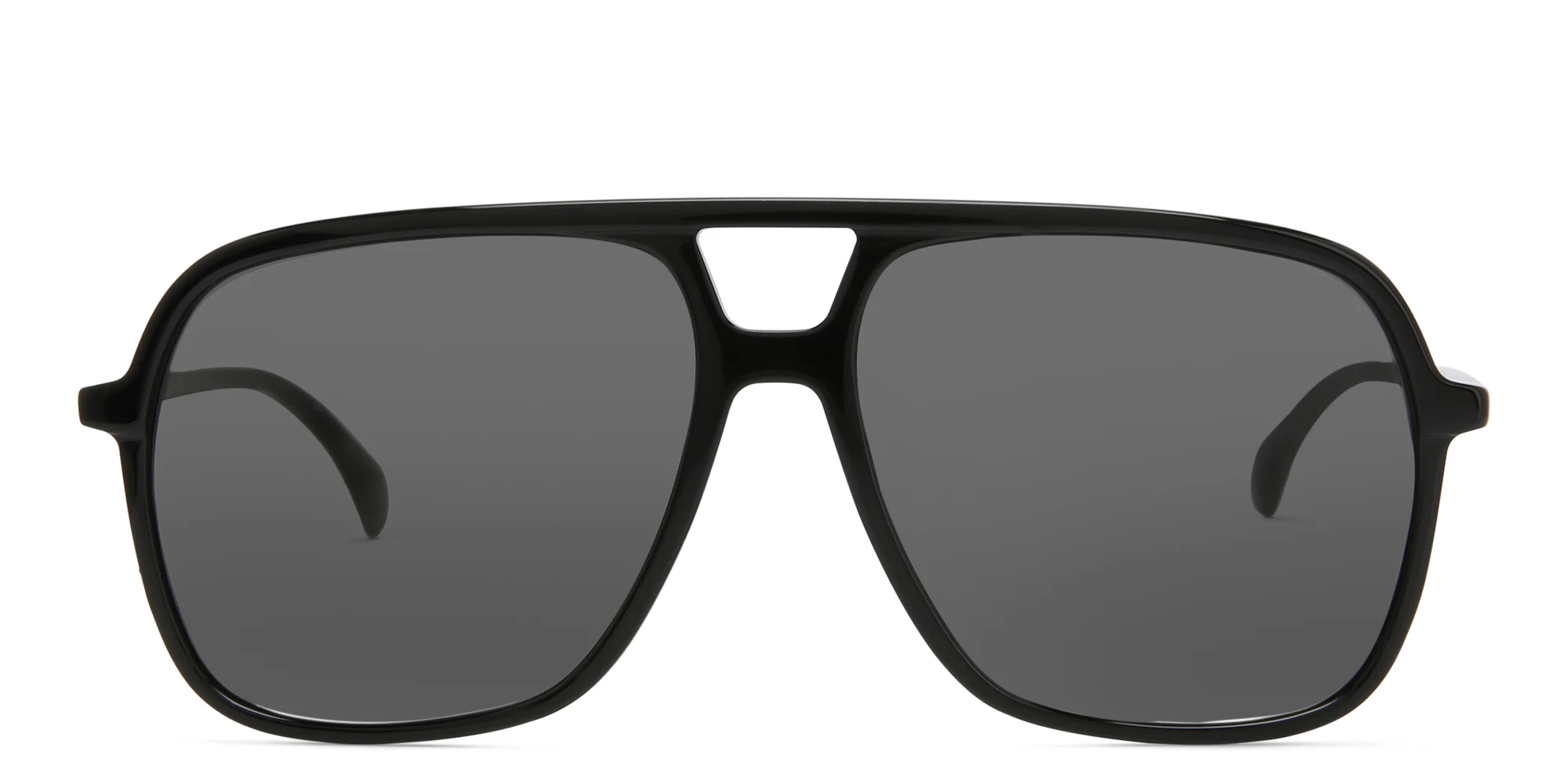 Shop GUCCI Aviator Sunglasses in Black online.