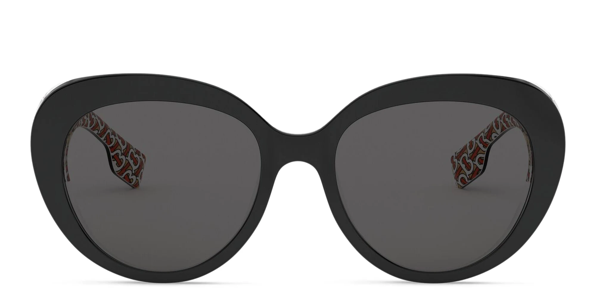 Shop BURBERRY Cat Eye Sunglasses in Black online.