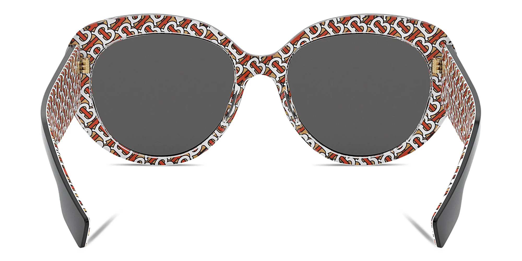 Shop BURBERRY Cat Eye Sunglasses in Black online.