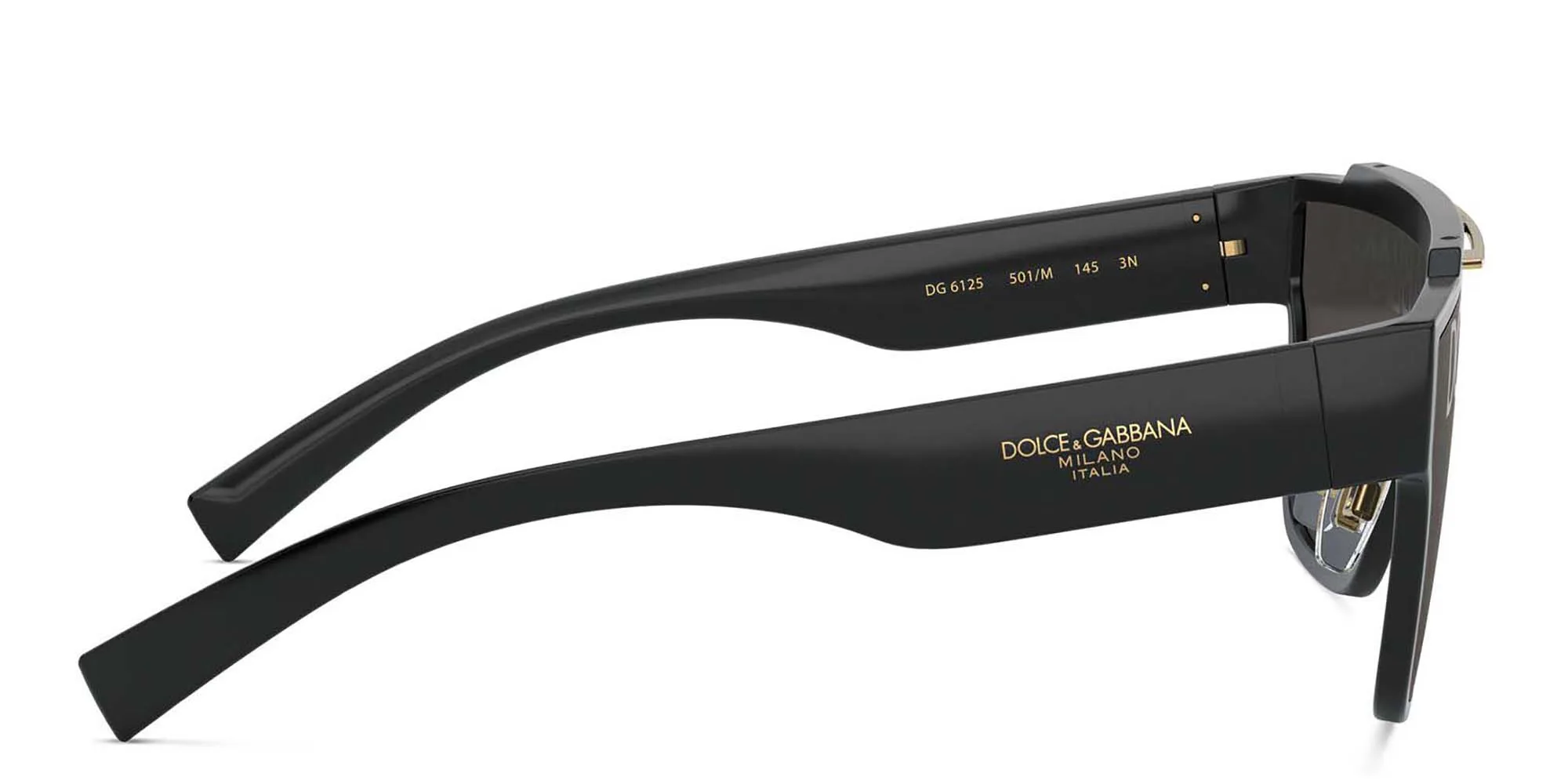Shop Dolce & Gabbana Square Sunglasses in Black online.