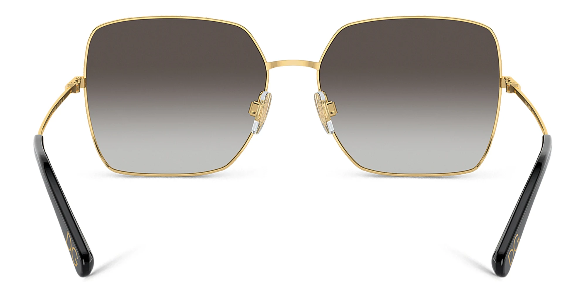 Shop Dolce & Gabbana Square Sunglasses in Black online.
