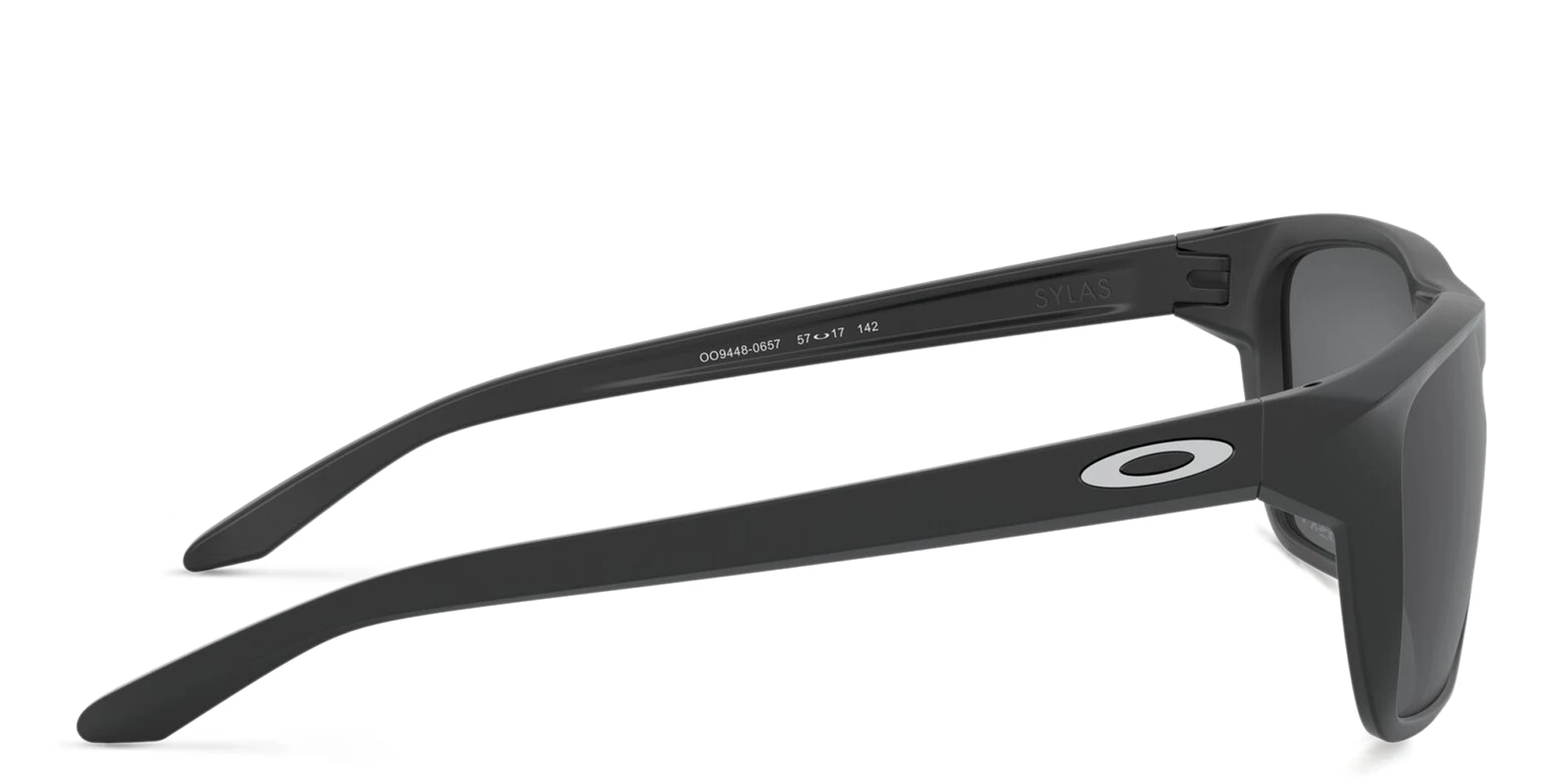 Shop Oakley Sylas Rectangle Sunglasses in Matte Black online.