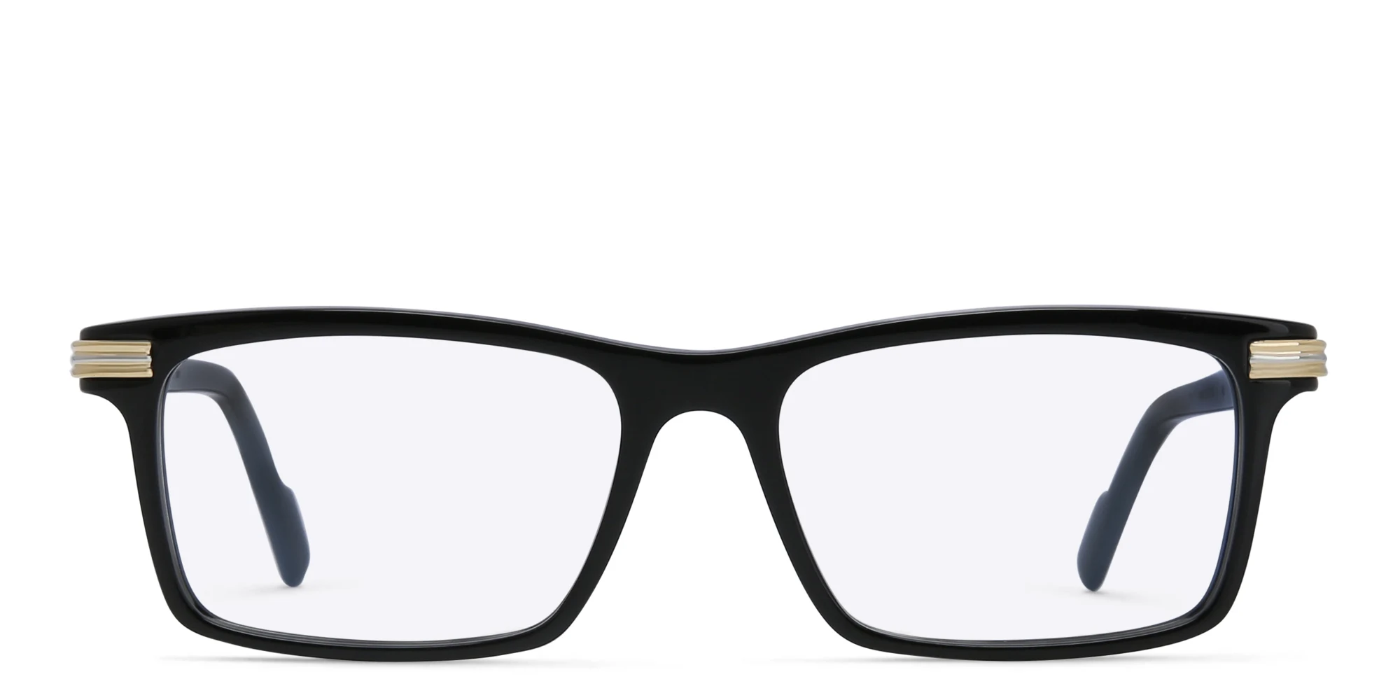 تسوق نظارات طبية بروميير دو كارتييه بإطار مستطيل كارتييه بلون Black أونلاين.