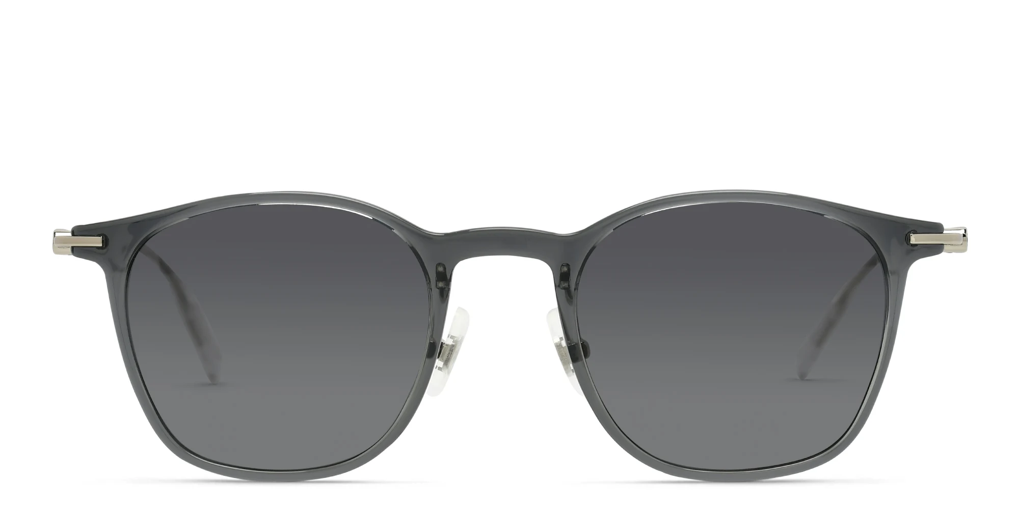 Shop MONTBLANC Panthos Sunglasses in Silver online.
