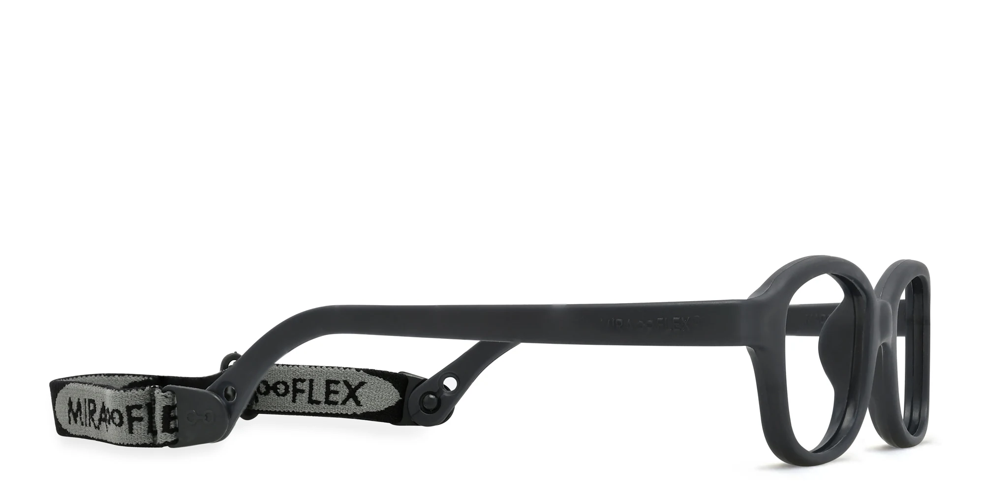 Shop Mira Flex Kids Square Eyeglasses in Grey online.