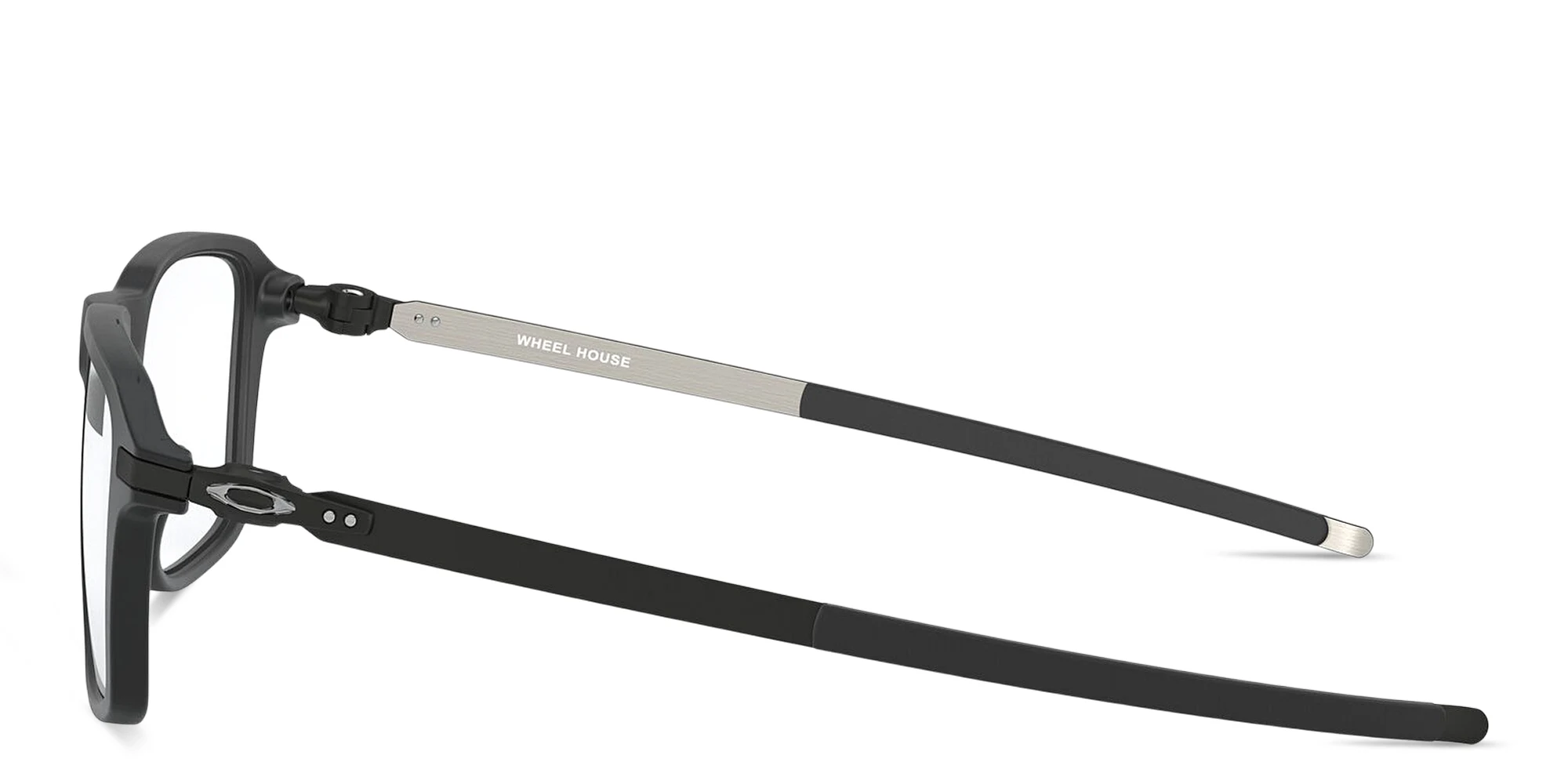 Shop Oakley Square Eyeglasses in Satin Black online.