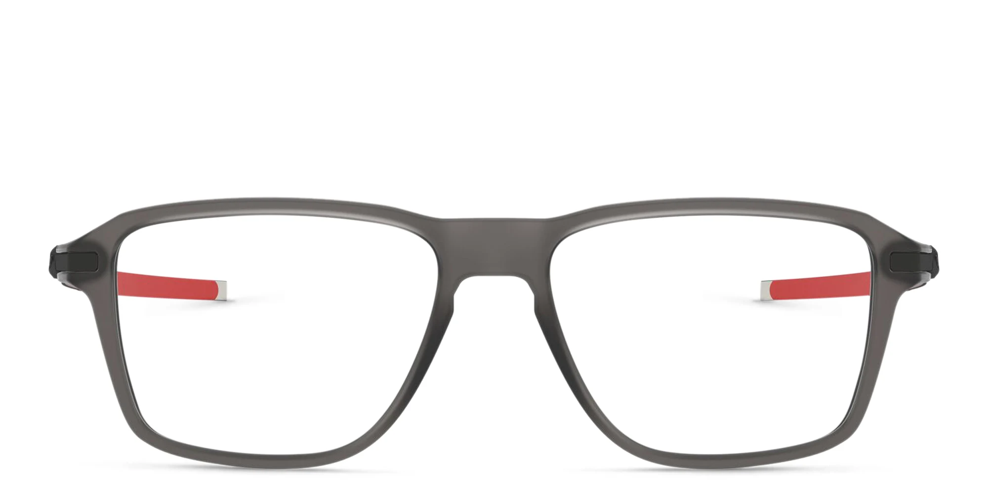 تسوق نظارات طبية ويلهاوس بإطار مربّع اوكلي بلون Satin Grey Smoke أونلاين.