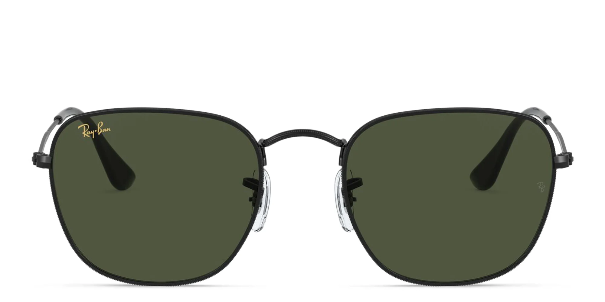 Shop Ray-Ban Frank Square Sunglasses in Black online.