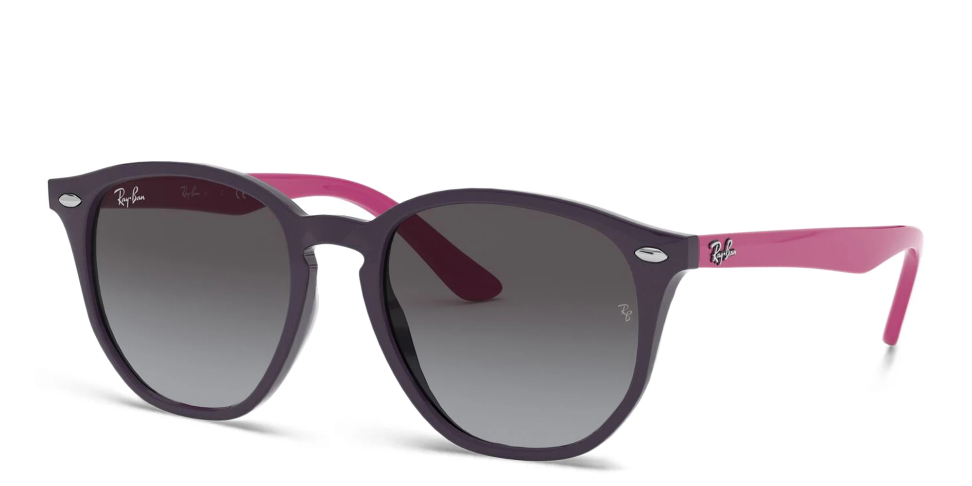 Shop Ray-Ban Junior Kids Irregular Sunglasses in Violet online.