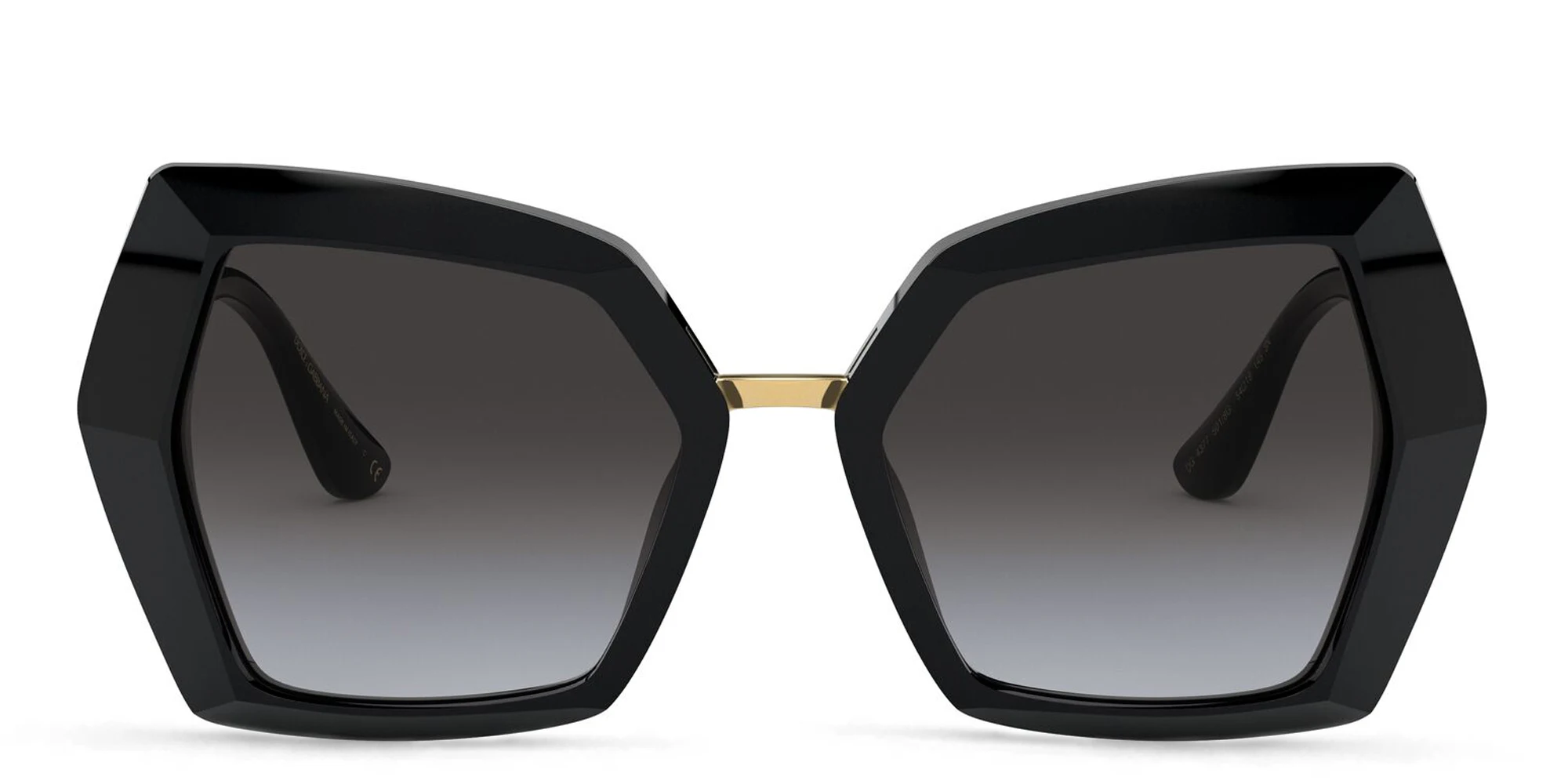 Shop Dolce & Gabbana Butterfly Sunglasses in Black online.