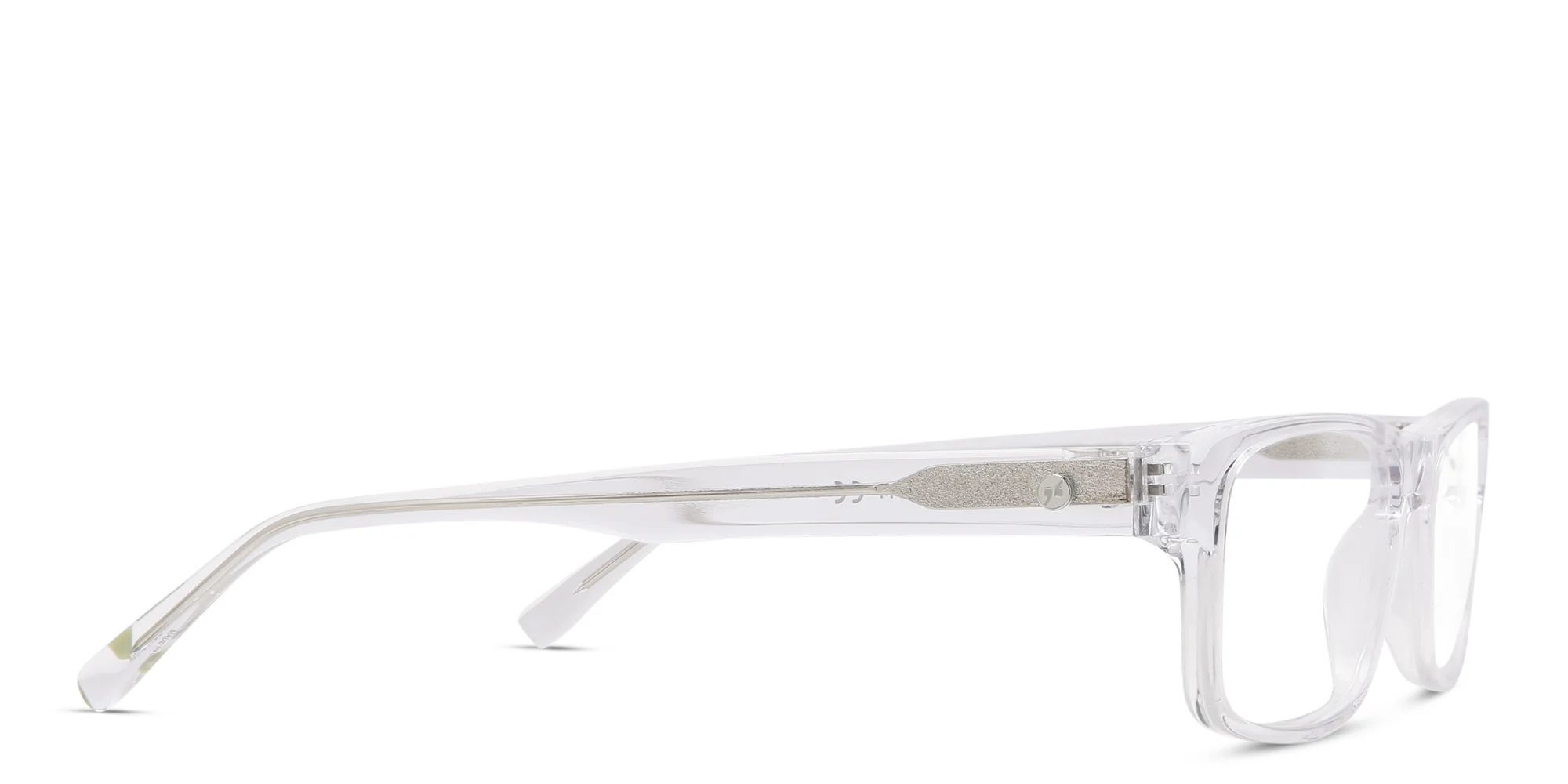 Shop EYE'M Rectangle Eyeglasses in Clear online.