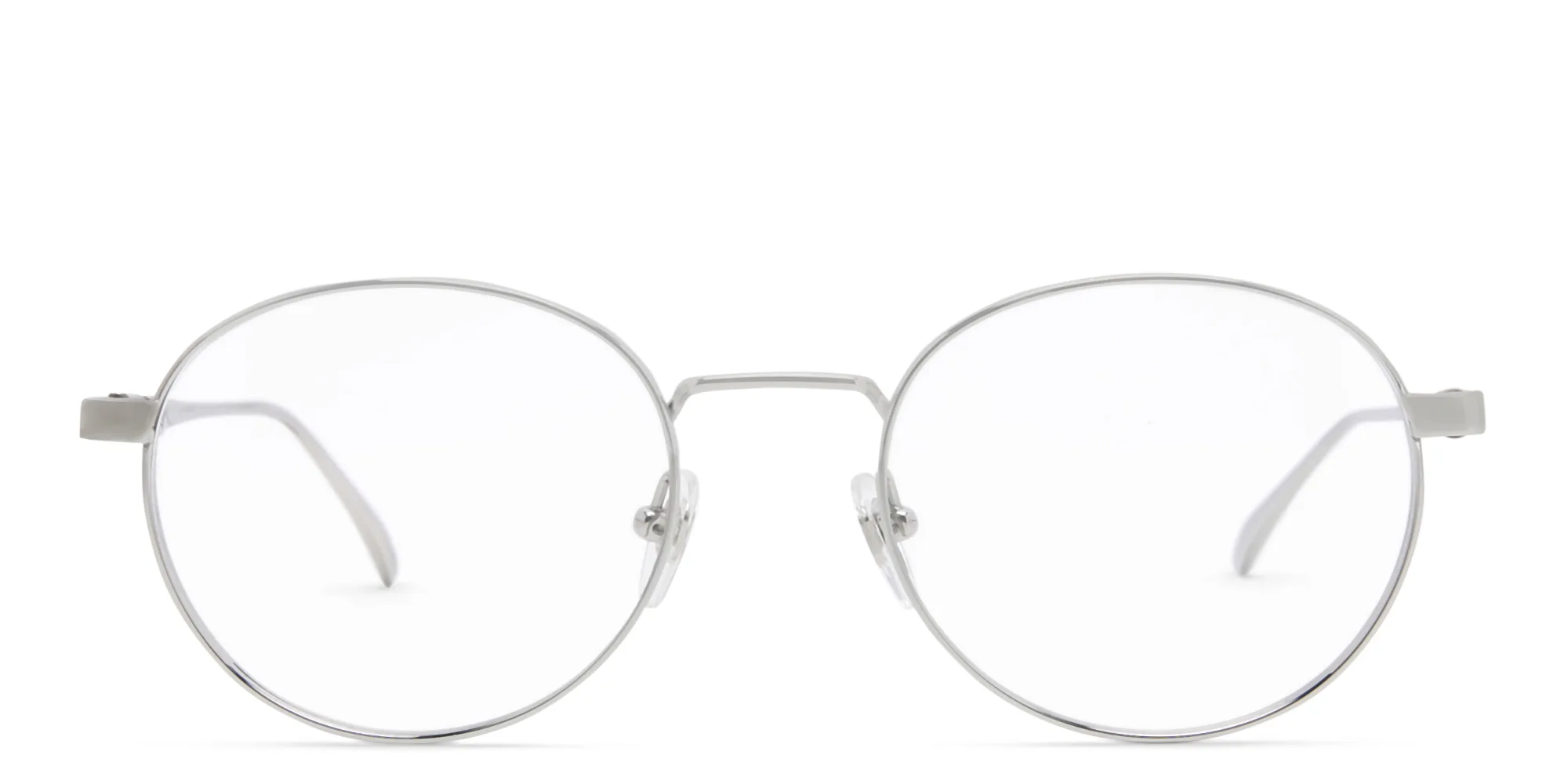 Shop EYE'M Round Eyeglasses in Silver online.
